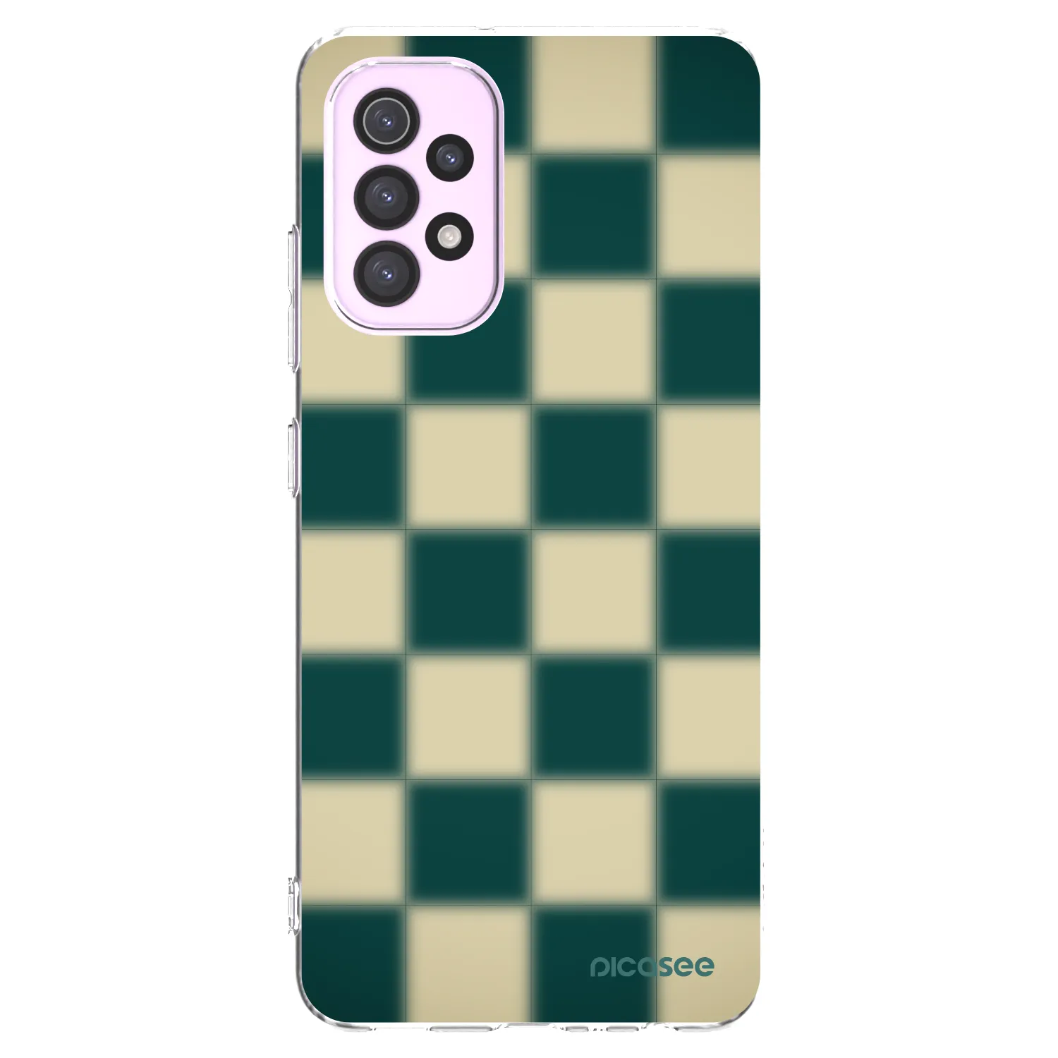 Picasee silikónový prehľadný obal pre Samsung Galaxy A32 5G A326B - Shadow Chess