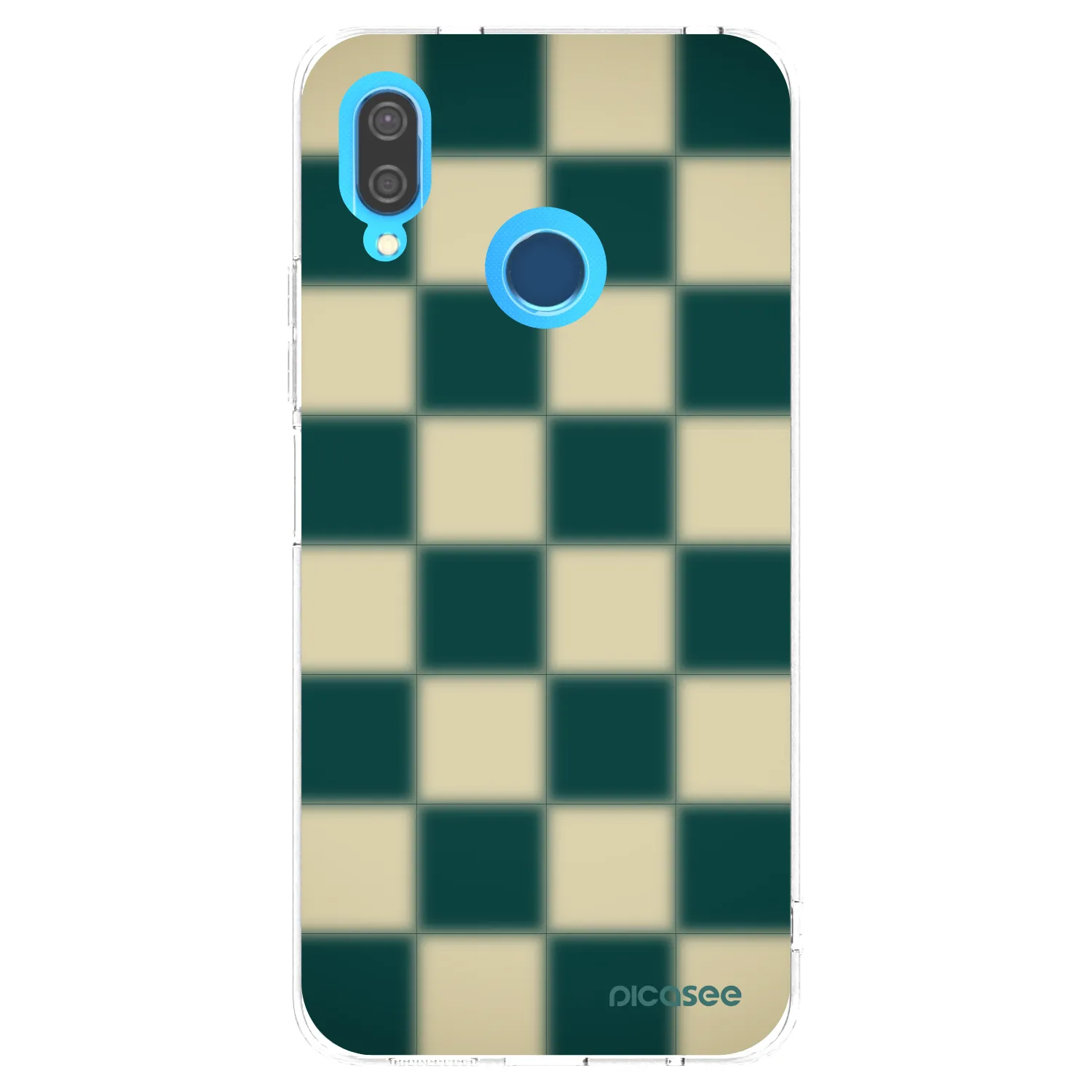 Picasee silikónový prehľadný obal pre Huawei P20 Lite - Shadow Chess