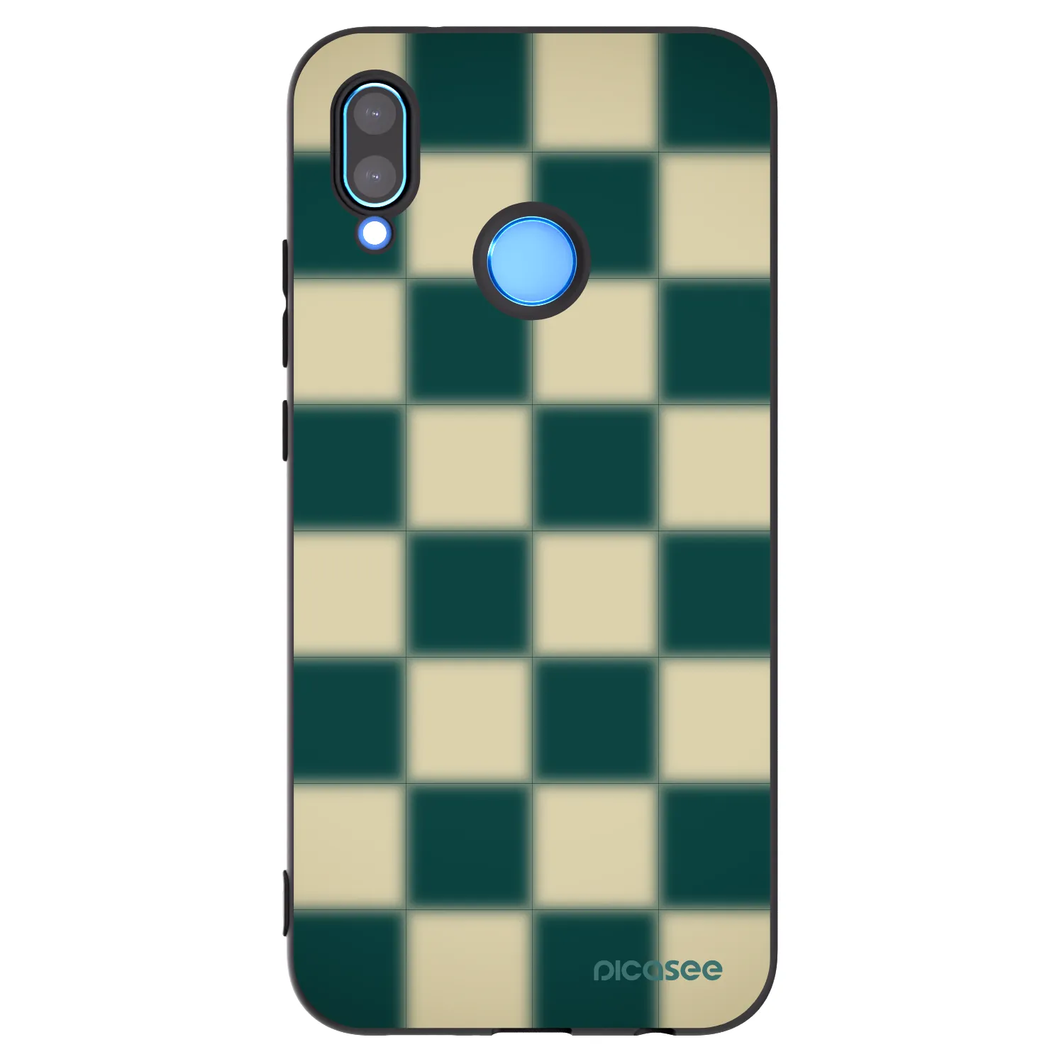 Picasee silikónový čierny obal pre Huawei P20 Lite - Shadow Chess