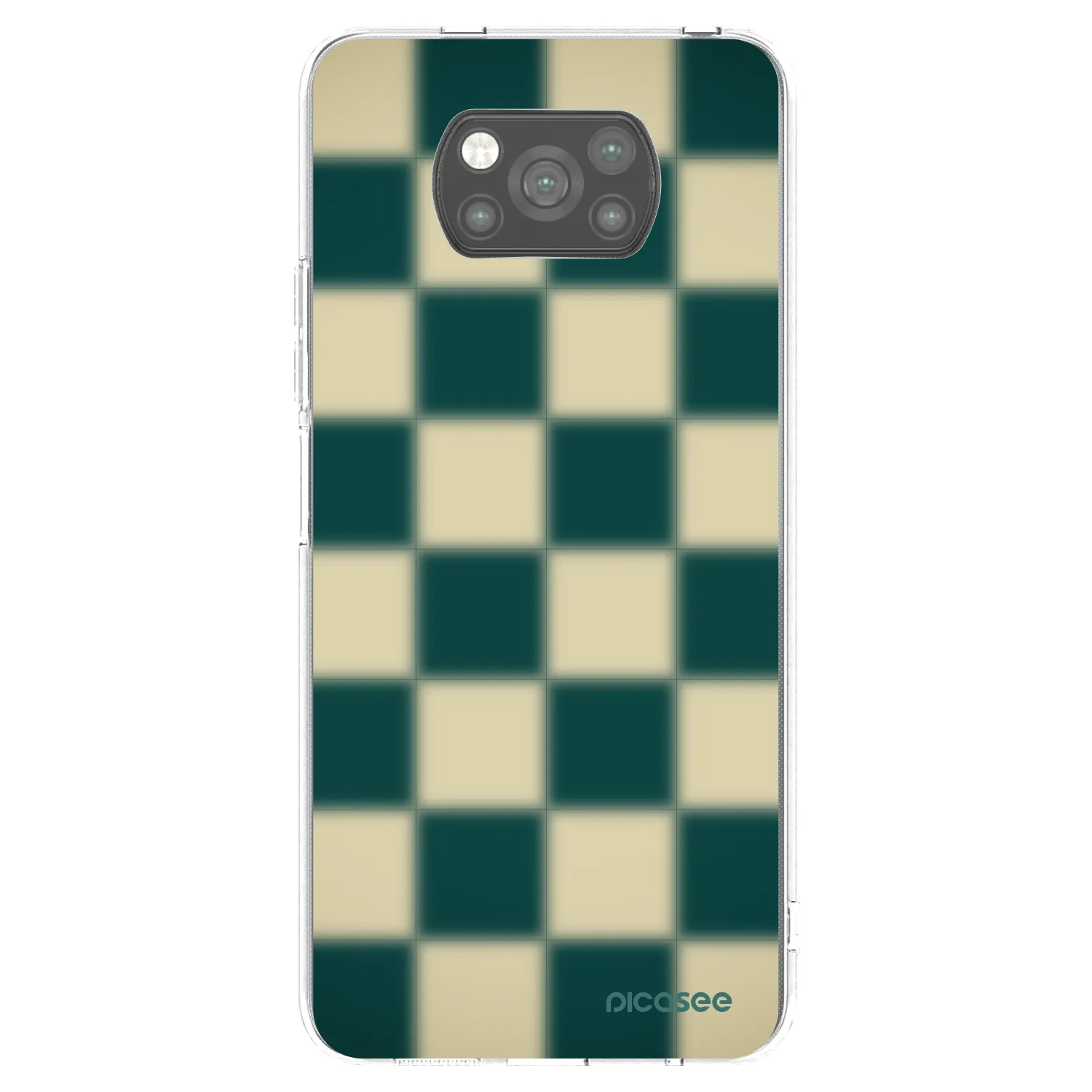 Picasee silikónový čierny obal pre Xiaomi Poco X3 Pro - Shadow Chess