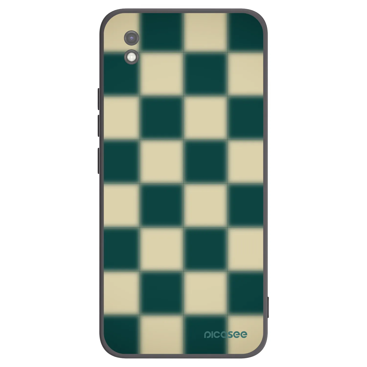 Picasee silikónový čierny obal pre Xiaomi Redmi 9AT - Shadow Chess