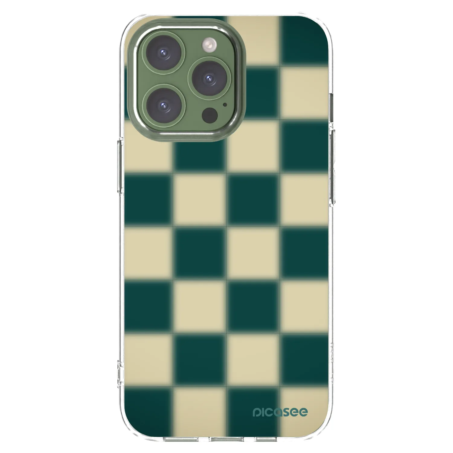 Picasee silikónový prehľadný obal pre Apple iPhone 13 Pro - Shadow Chess
