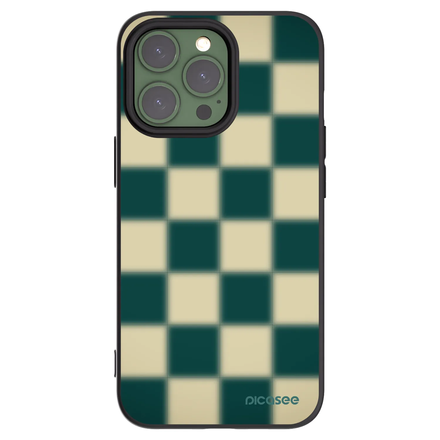 Picasee silikónový čierny obal pre Apple iPhone 13 Pro - Shadow Chess