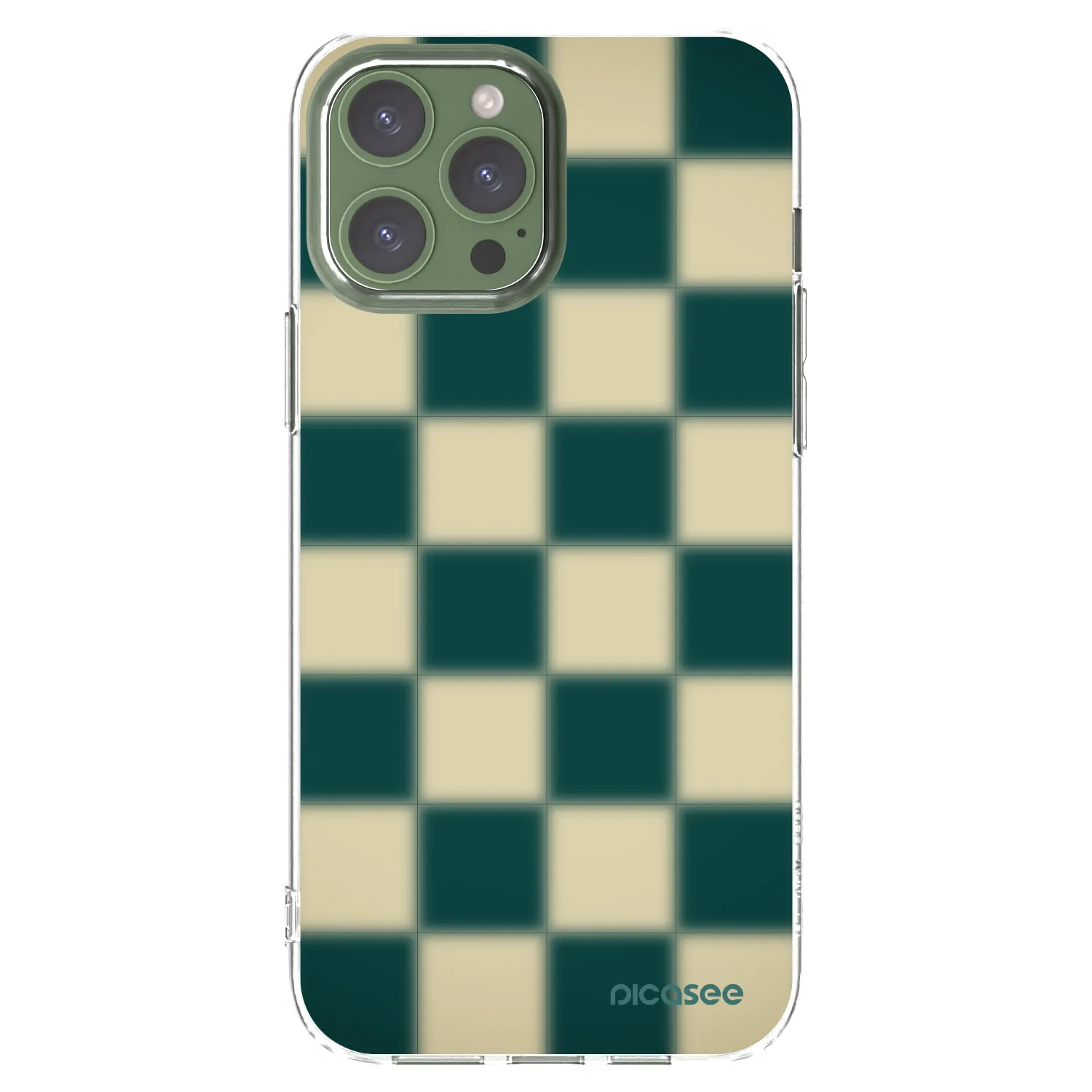 Silikónový prehľadný obal pre Apple iPhone 13 Pro Max - Shadow Chess