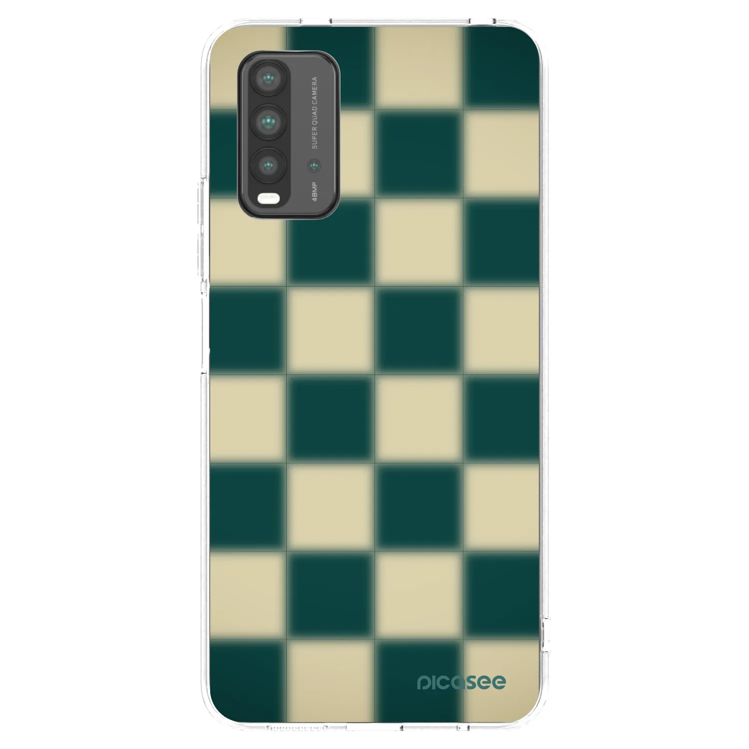 Silikónový prehľadný obal pre Xiaomi Redmi 9T - Shadow Chess