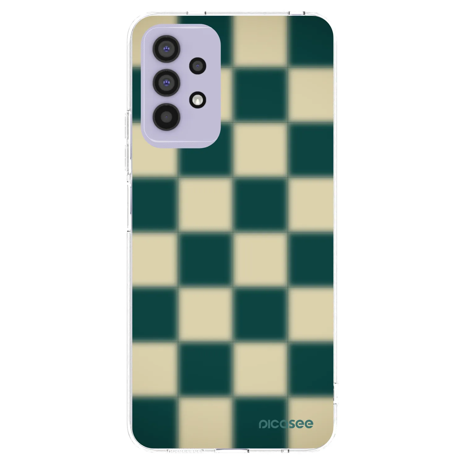 Picasee silikónový prehľadný obal pre Samsung Galaxy A32 4G SM-A325F - Shadow Chess