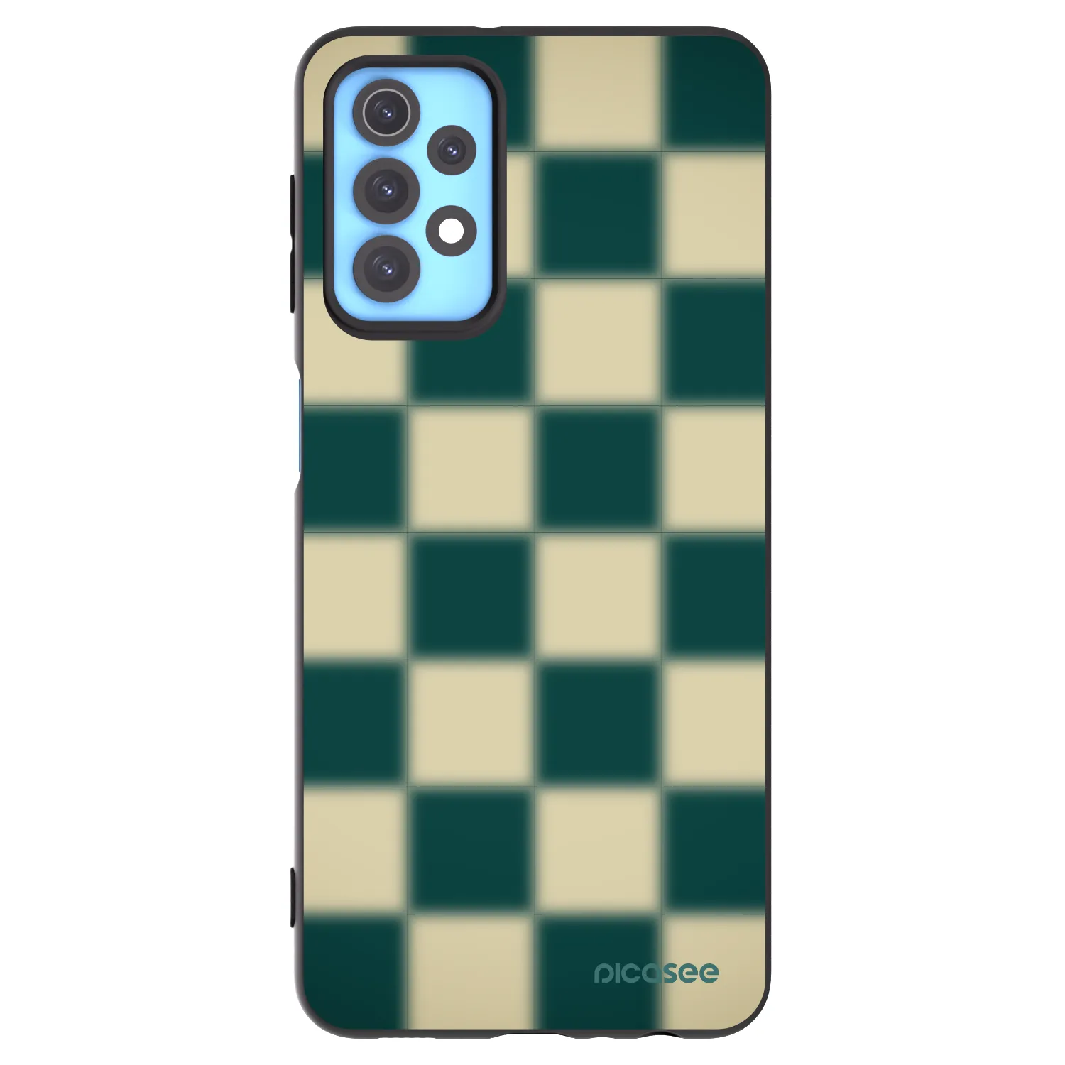 Picasee silikónový čierny obal pre Samsung Galaxy A32 4G SM-A325F - Shadow Chess