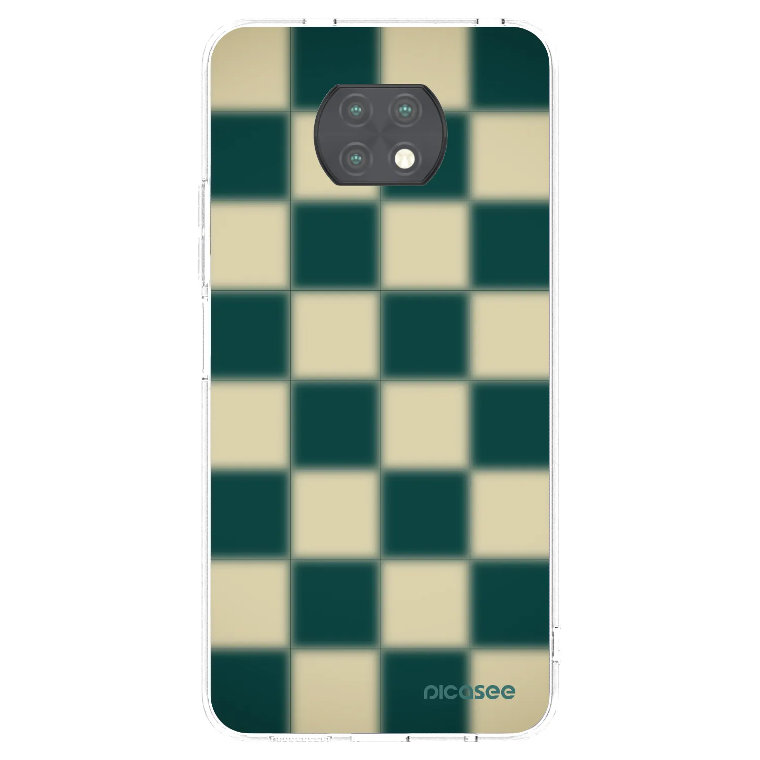 Picasee silikónový prehľadný obal pre Xiaomi Redmi Note 9T - Shadow Chess