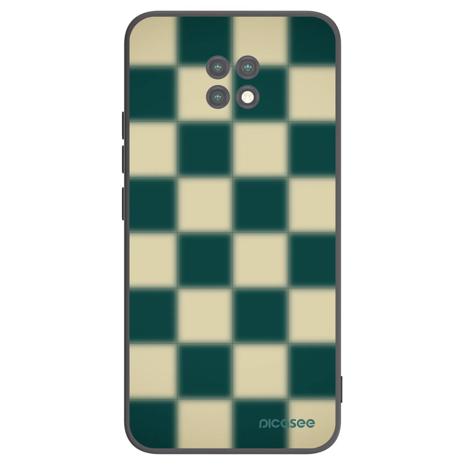 Picasee silikónový čierny obal pre Xiaomi Redmi Note 9T - Shadow Chess