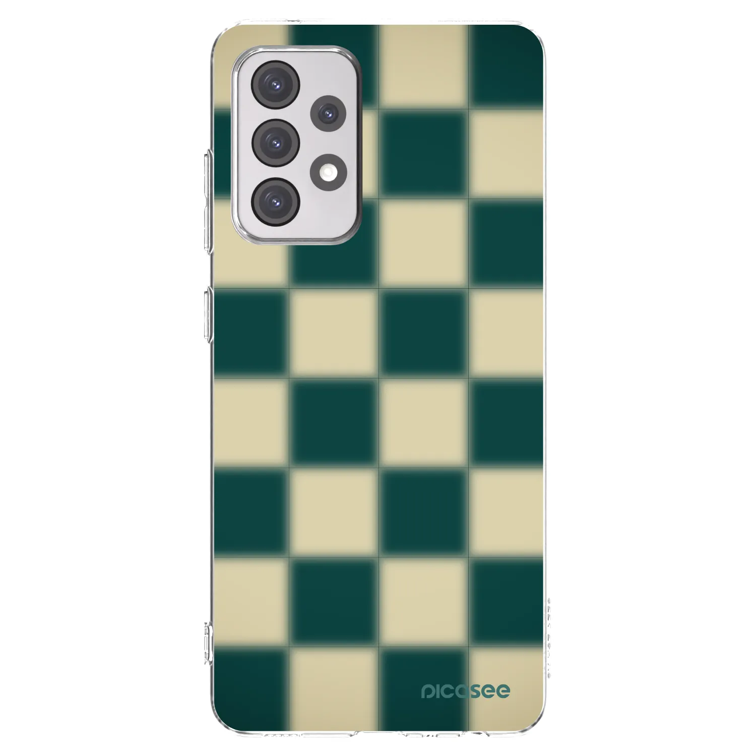 Picasee silikónový prehľadný obal pre Samsung Galaxy A52s 5G A528B - Shadow Chess