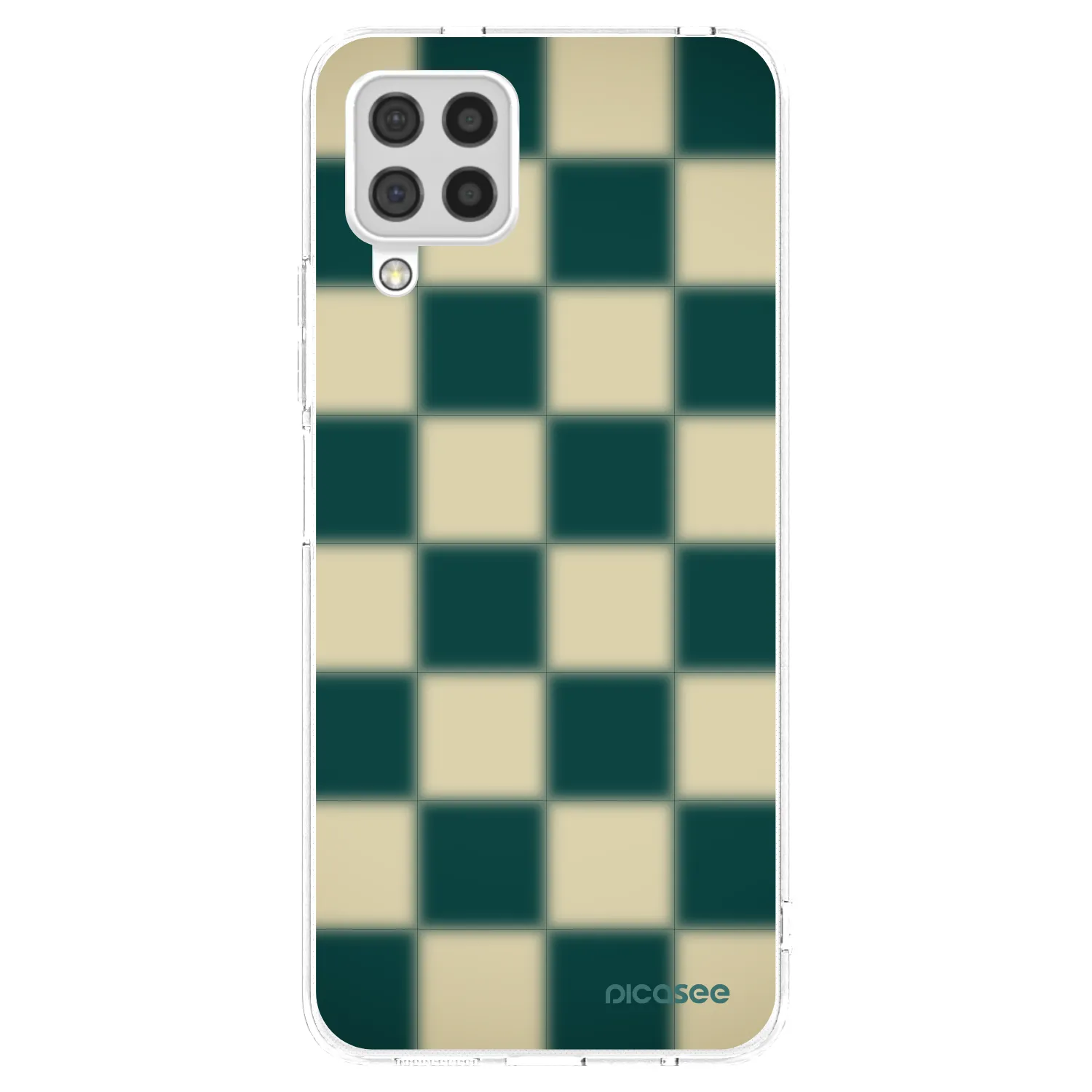 Picasee silikónový prehľadný obal pre Samsung Galaxy A22 A225F 4G - Shadow Chess
