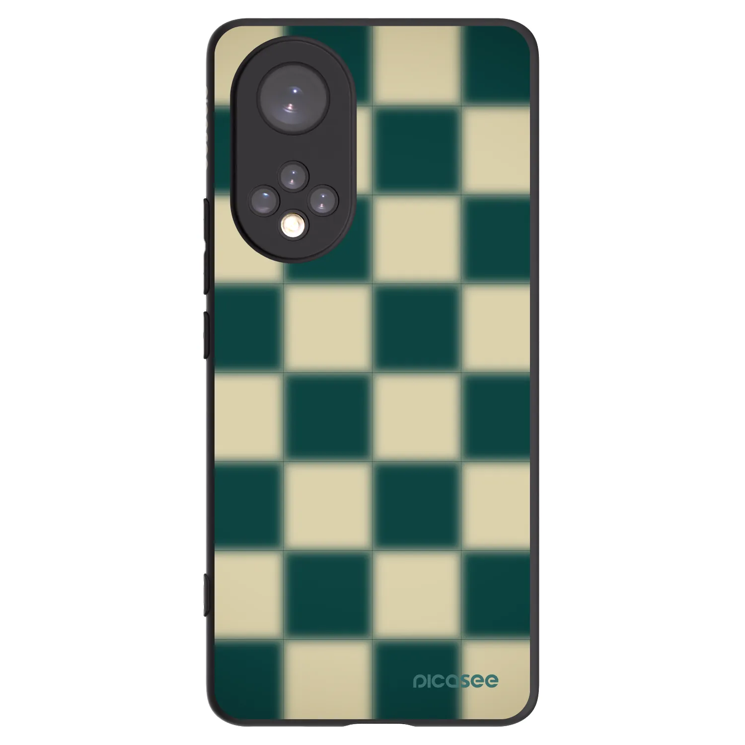 Picasee silikónový čierny obal pre Huawei Nova 9 - Shadow Chess