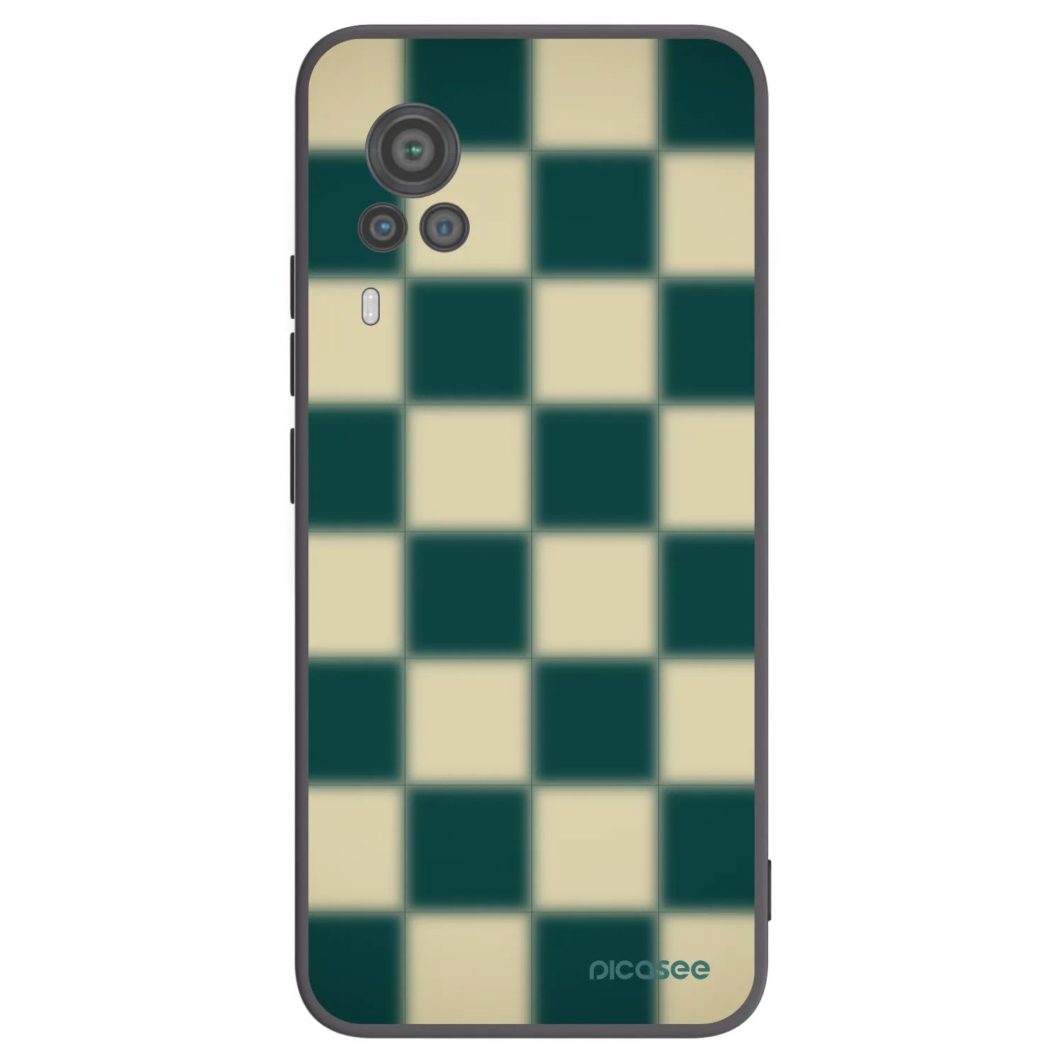 Picasee silikónový čierny obal pre Vivo X60 Pro 5G - Shadow Chess