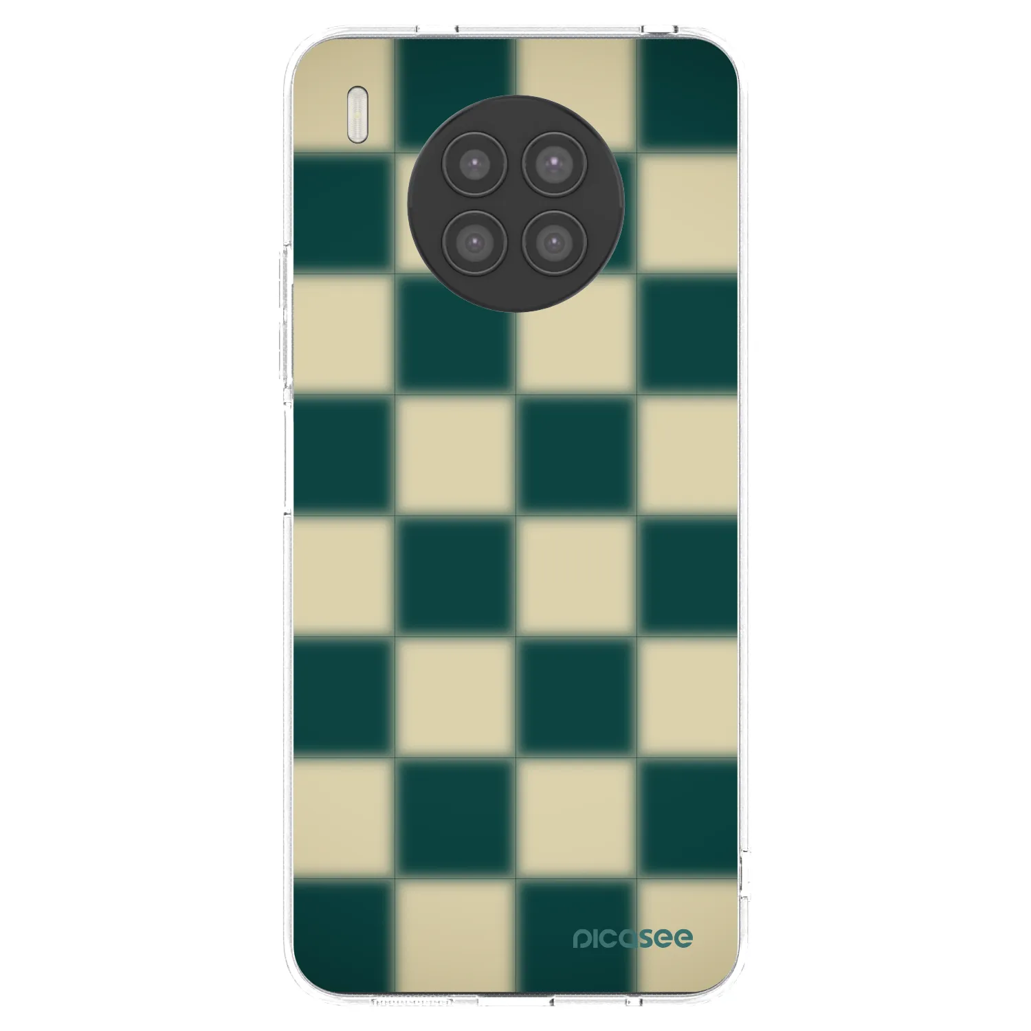 Picasee silikónový prehľadný obal pre Huawei Nova 8i - Shadow Chess