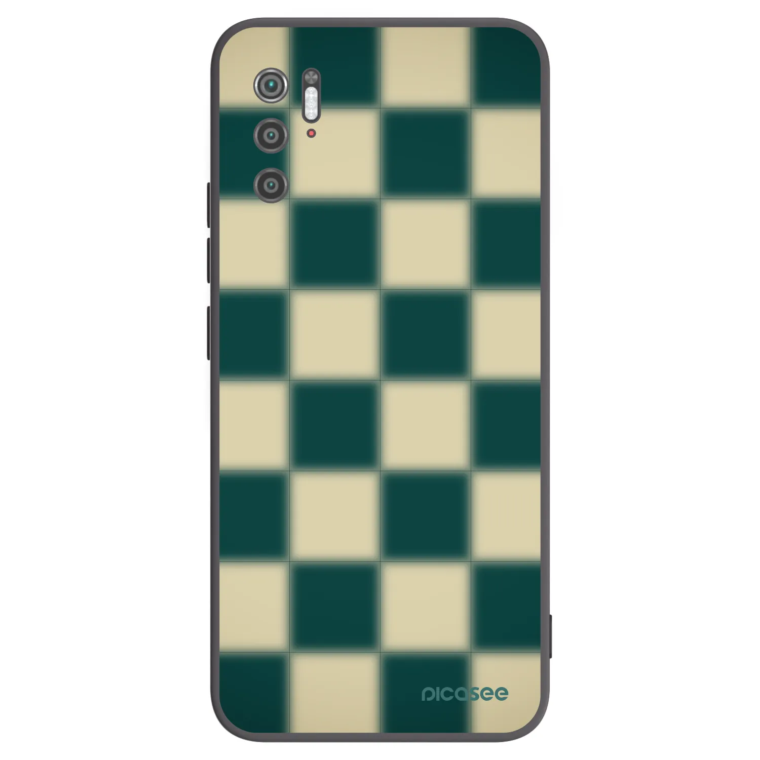 Picasee silikónový čierny obal pre Xiaomi Poco M3 Pro 5G - Shadow Chess