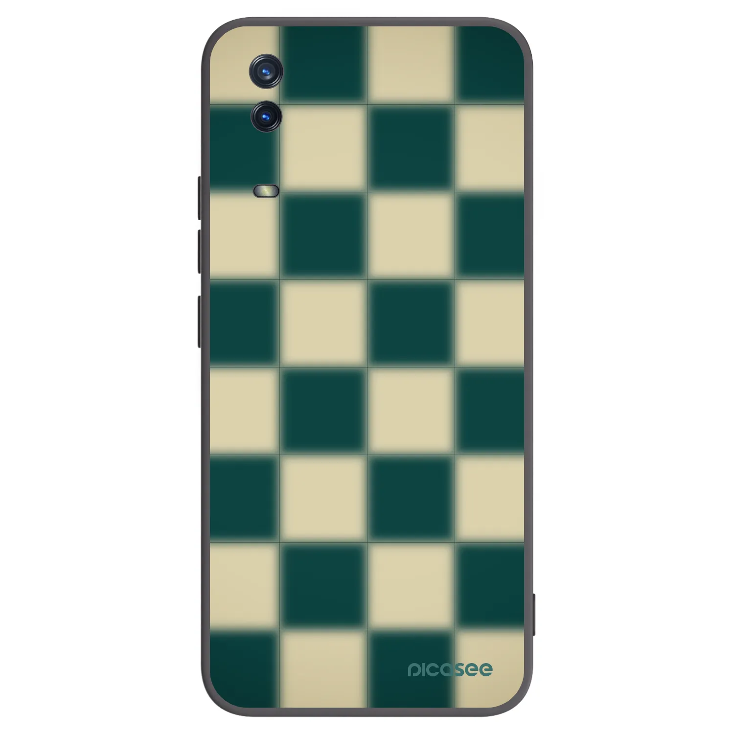 Picasee silikónový čierny obal pre Vivo Y11s - Shadow Chess