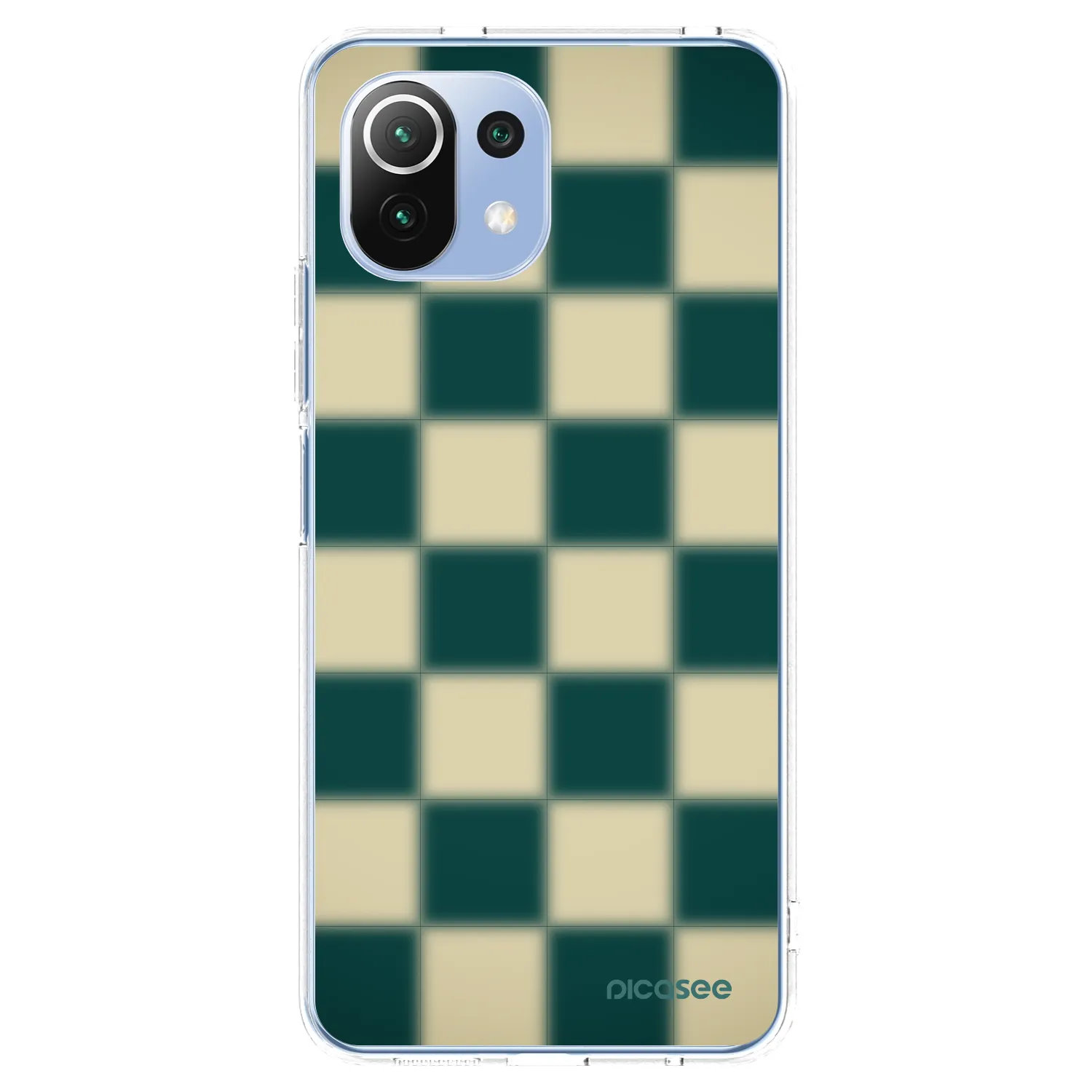 Picasee silikónový prehľadný obal pre Xiaomi 11 Lite 5G NE - Shadow Chess