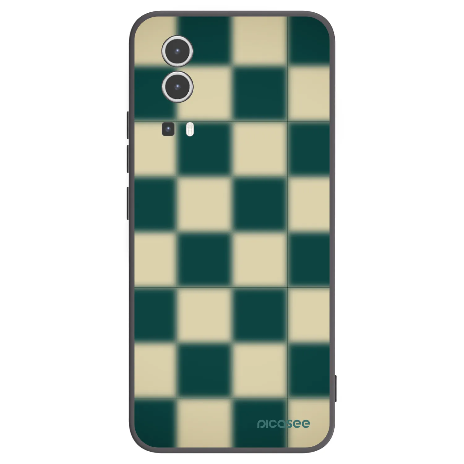 Picasee silikónový čierny obal pre Vivo Y72 5G - Shadow Chess