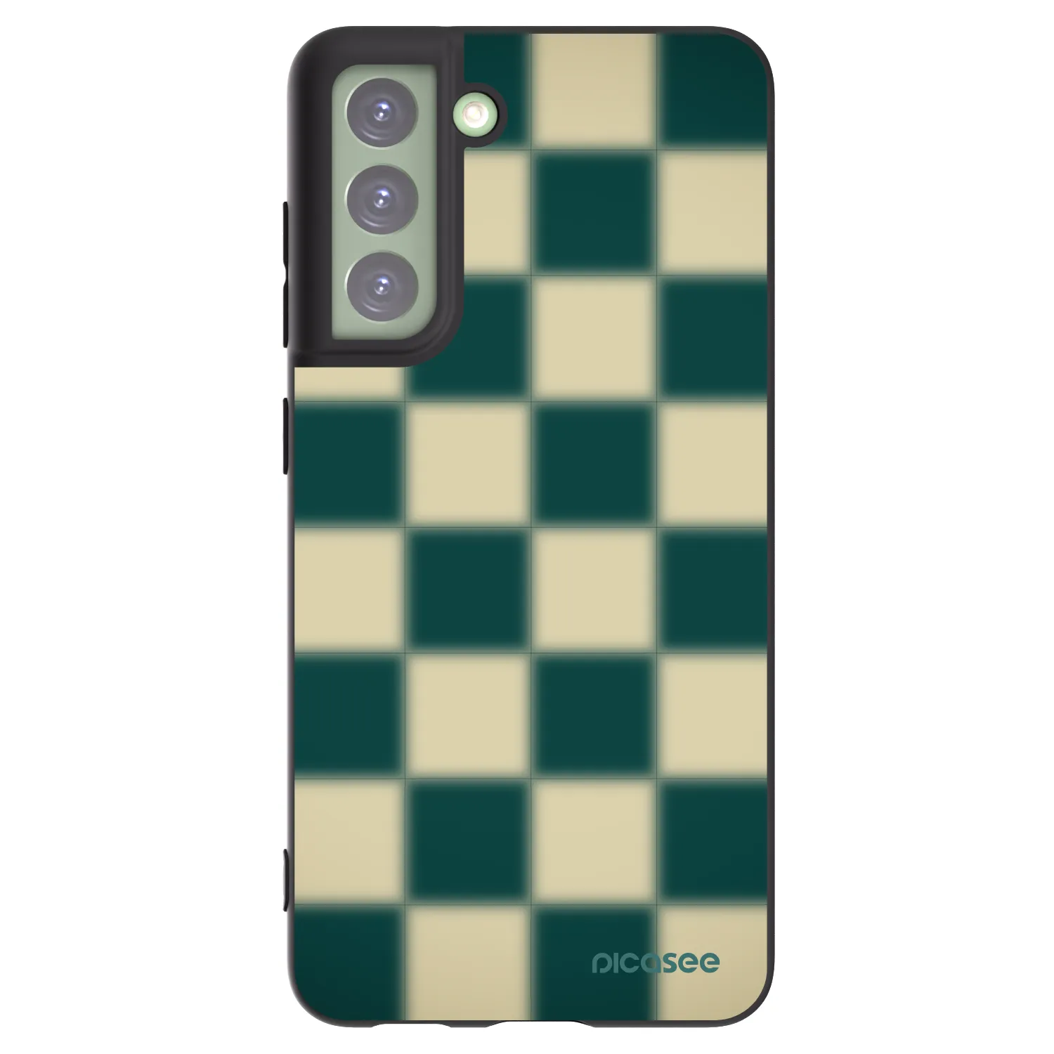 Picasee silikónový čierny obal pre Samsung Galaxy S21 FE 5G - Shadow Chess