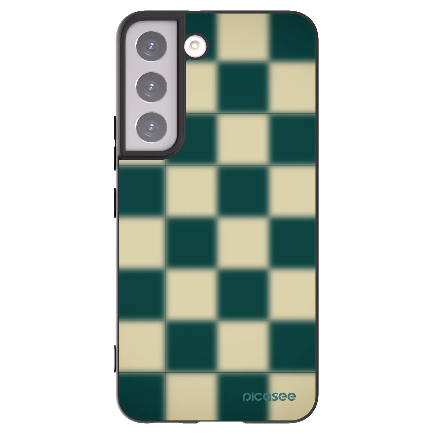 Picasee silikónový čierny obal pre Samsung Galaxy S22 5G - Shadow Chess