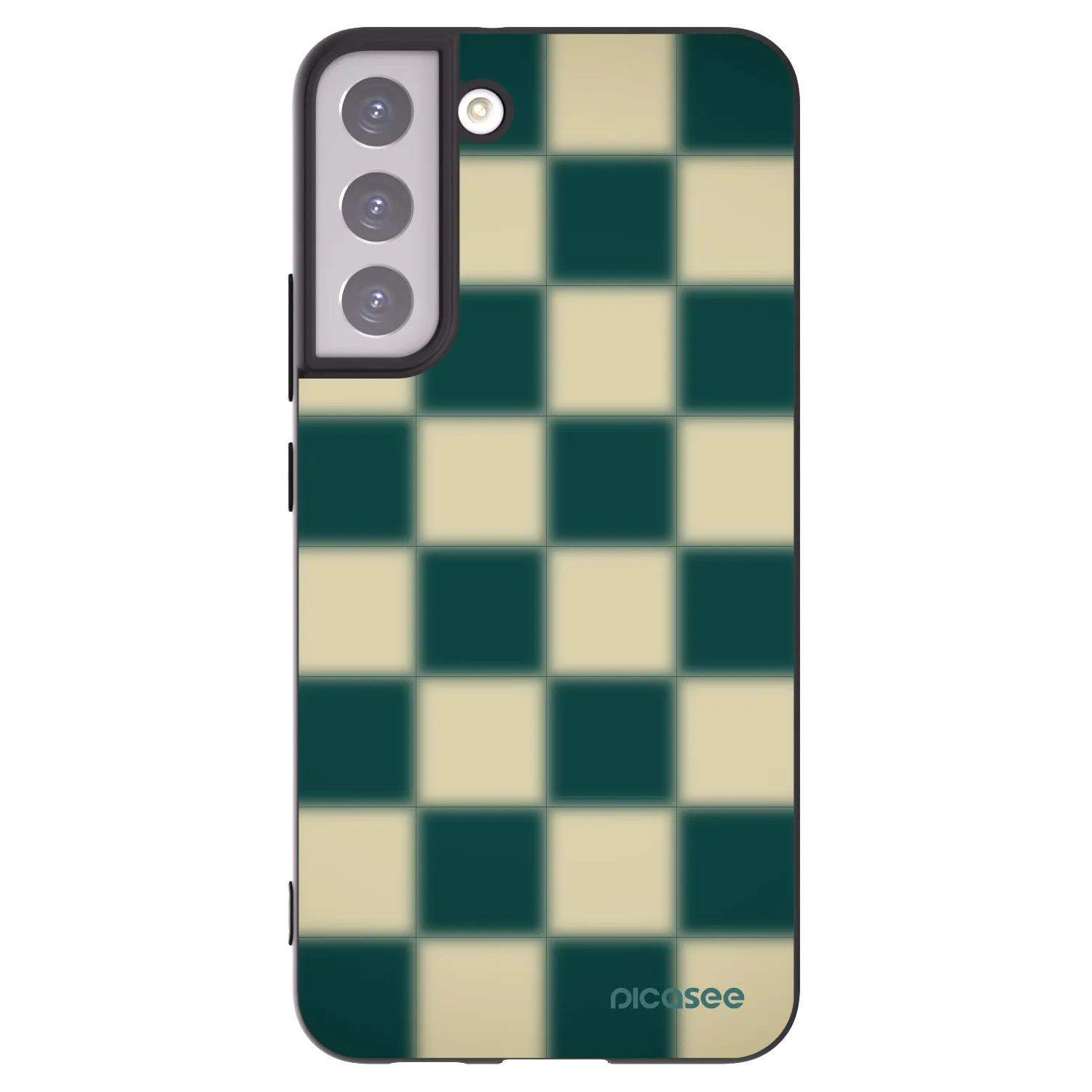 Picasee silikónový čierny obal pre Samsung Galaxy S22+ 5G - Shadow Chess