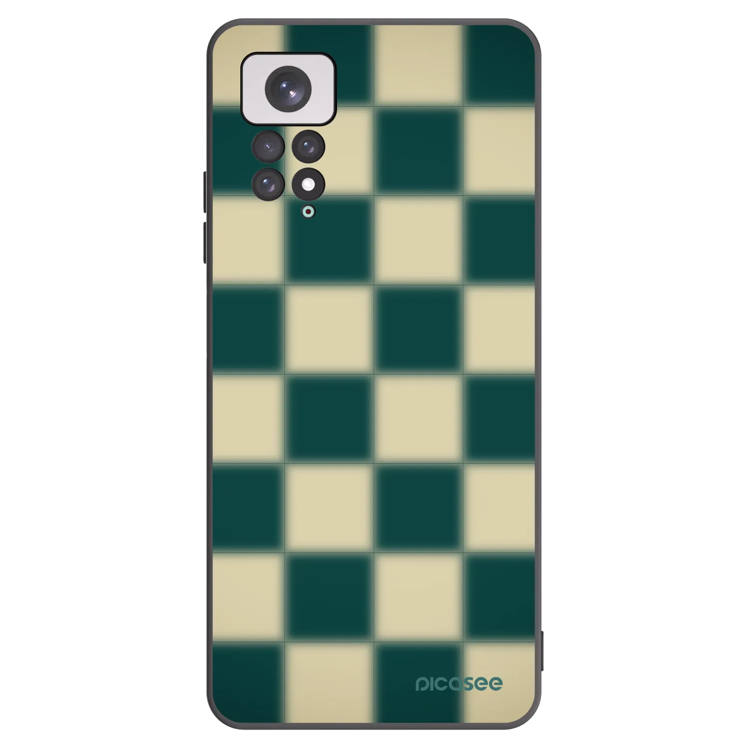 Picasee silikónový čierny obal pre Xiaomi Redmi Note 11 - Shadow Chess