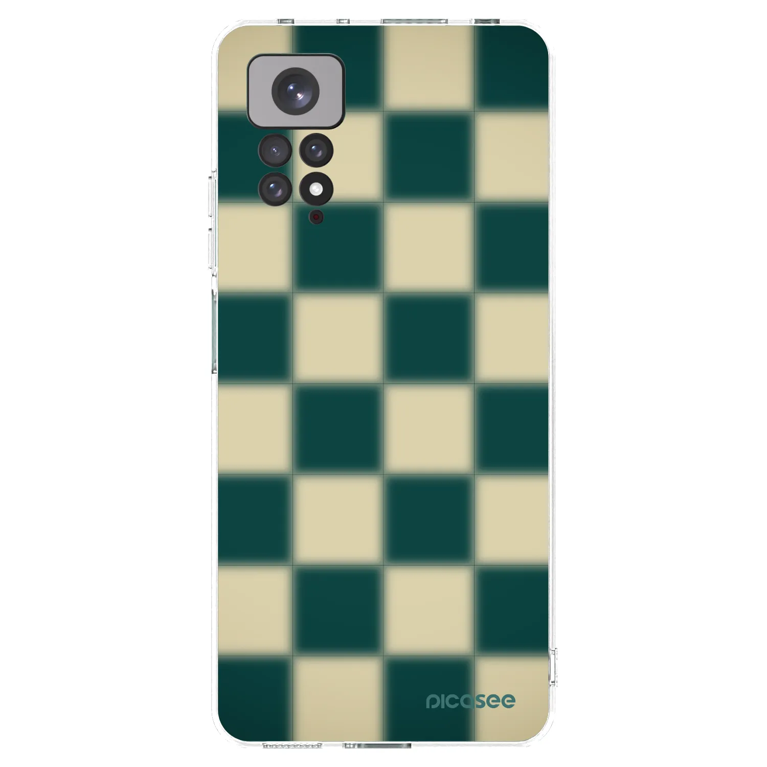 Picasee silikónový prehľadný obal pre Xiaomi Redmi Note 11 - Shadow Chess