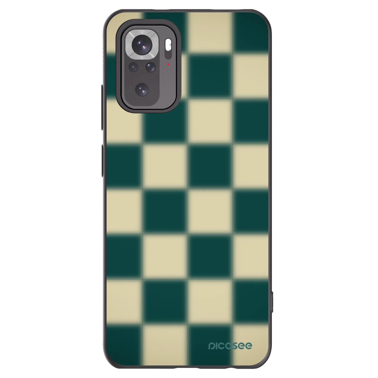 Picasee silikónový čierny obal pre Xiaomi Redmi Note 11S 4G - Shadow Chess