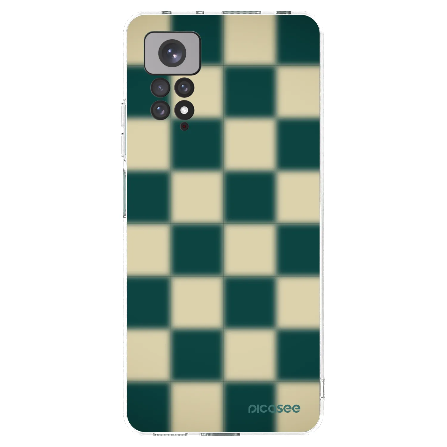 Picasee silikónový prehľadný obal pre Xiaomi Redmi Note 11S 4G - Shadow Chess