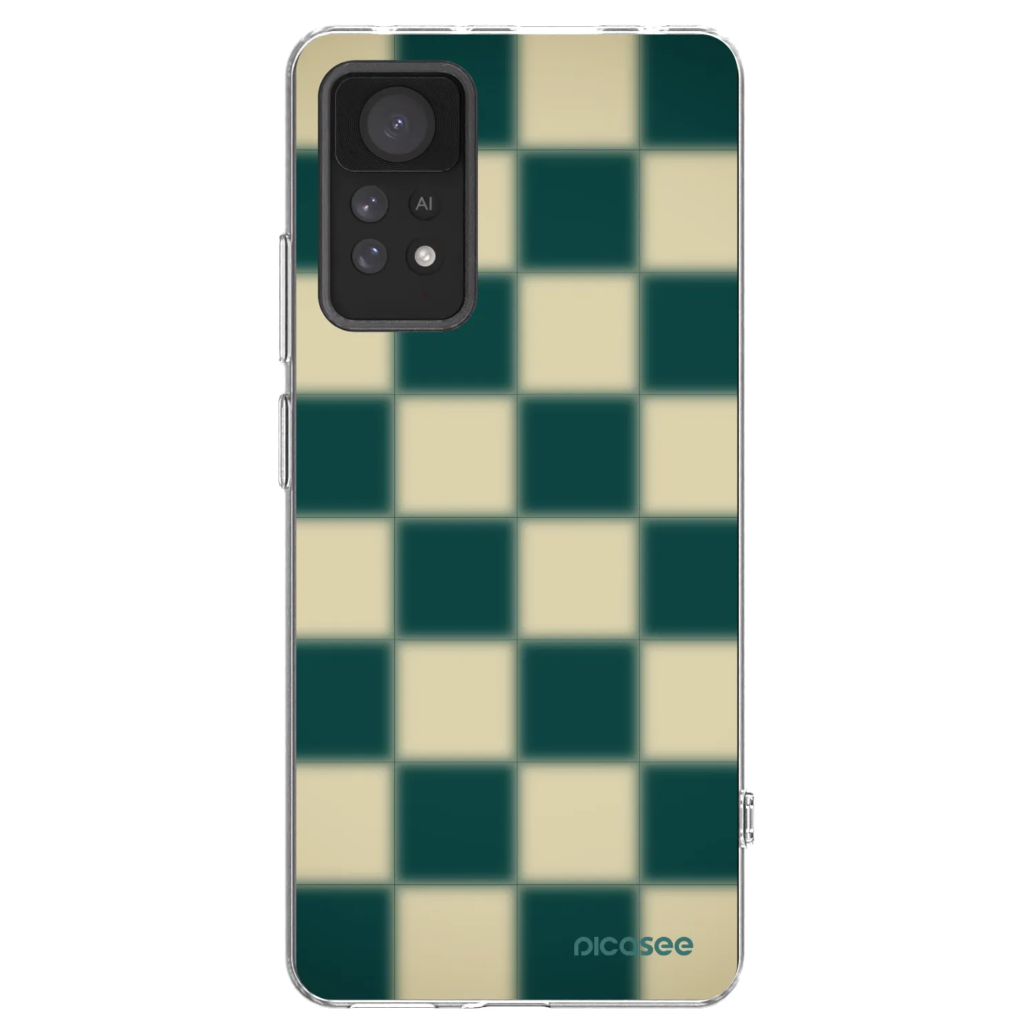 Picasee silikónový prehľadný obal pre Xiaomi Redmi Note 11 Pro - Shadow Chess
