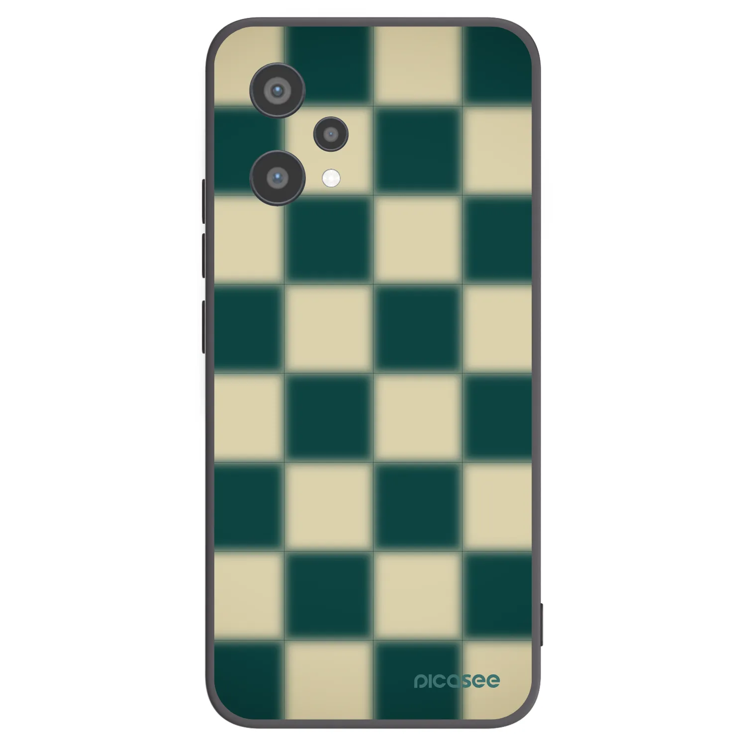 Picasee silikónový čierny obal pre Realme 9 Pro 5G - Shadow Chess