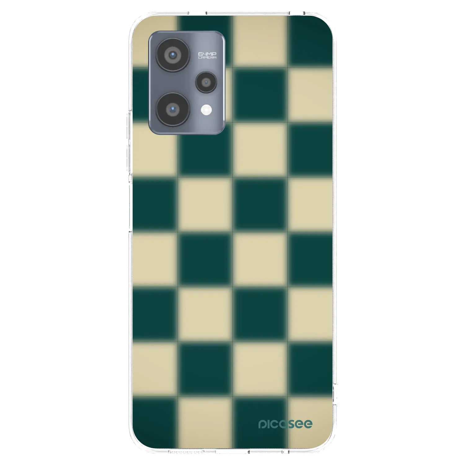 Picasee silikónový prehľadný obal pre Realme 9 Pro 5G - Shadow Chess