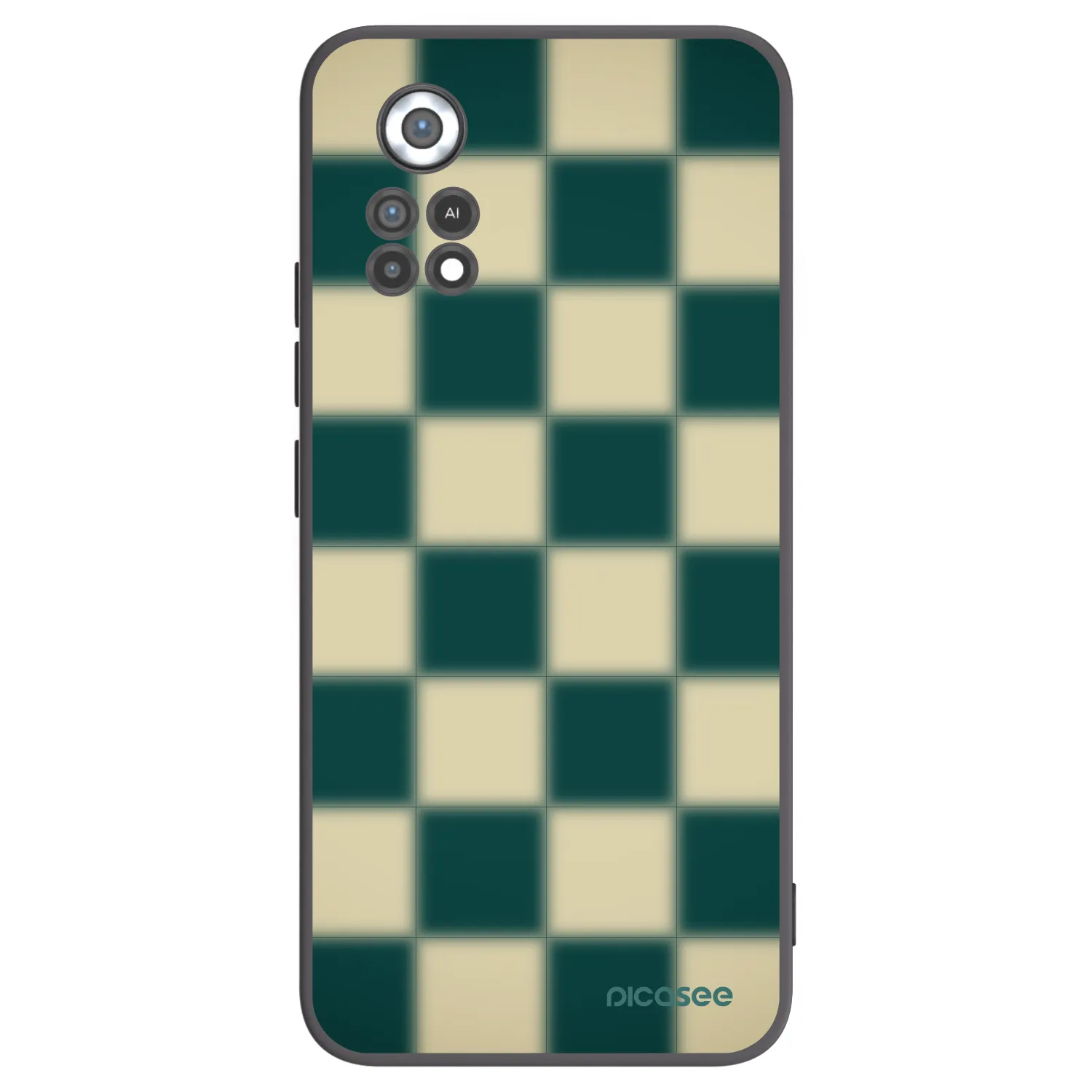 Picasee silikónový čierny obal pre Xiaomi Poco X4 Pro 5G - Shadow Chess