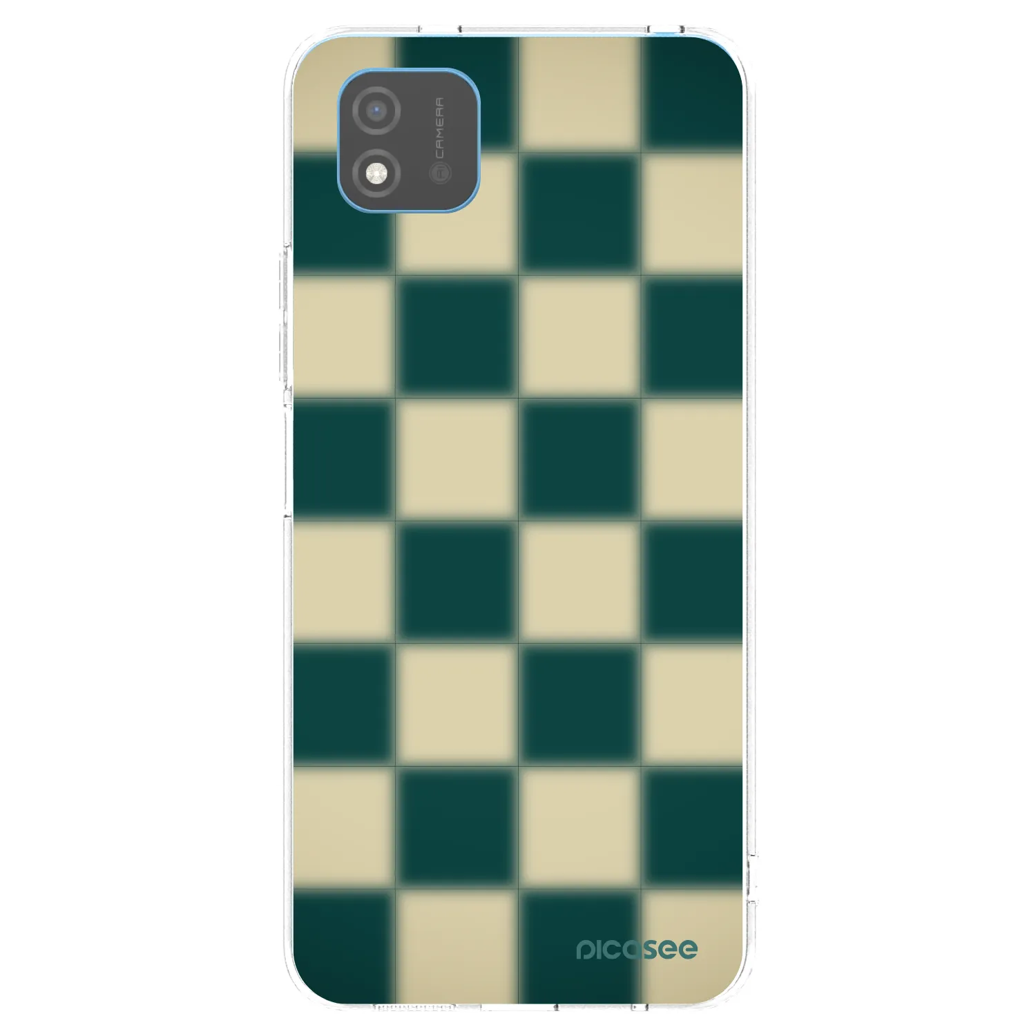 Picasee silikónový prehľadný obal pre Realme C11 (2021) - Shadow Chess