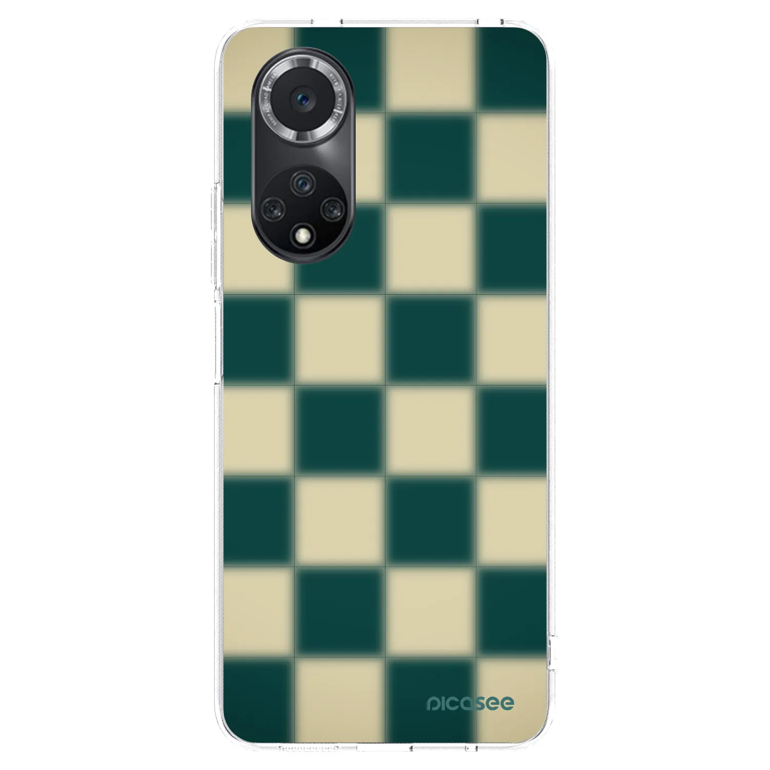 Picasee silikónový prehľadný obal pre Huawei Nova 9 SE - Shadow Chess