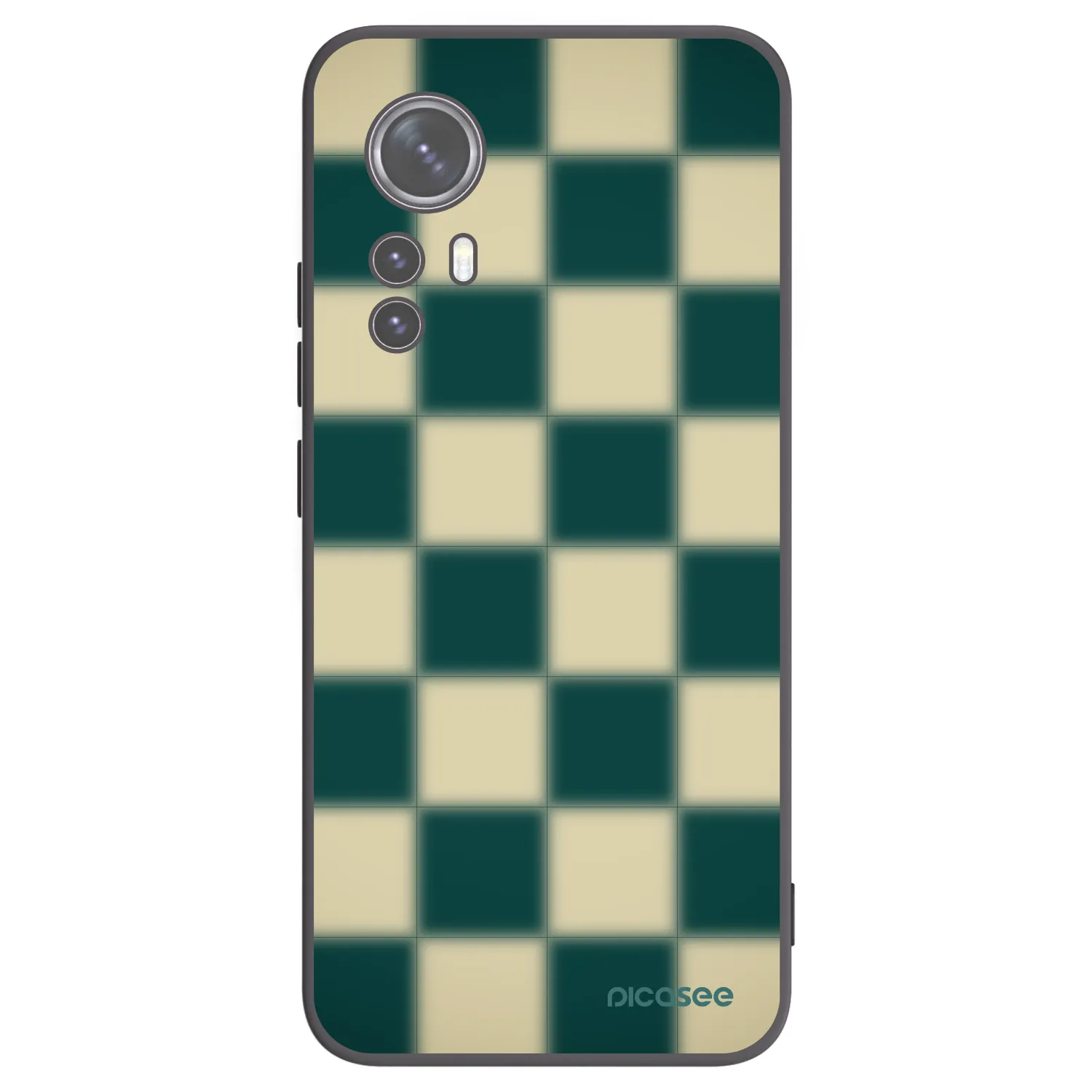 Picasee silikónový čierny obal pre Xiaomi 12 - Shadow Chess