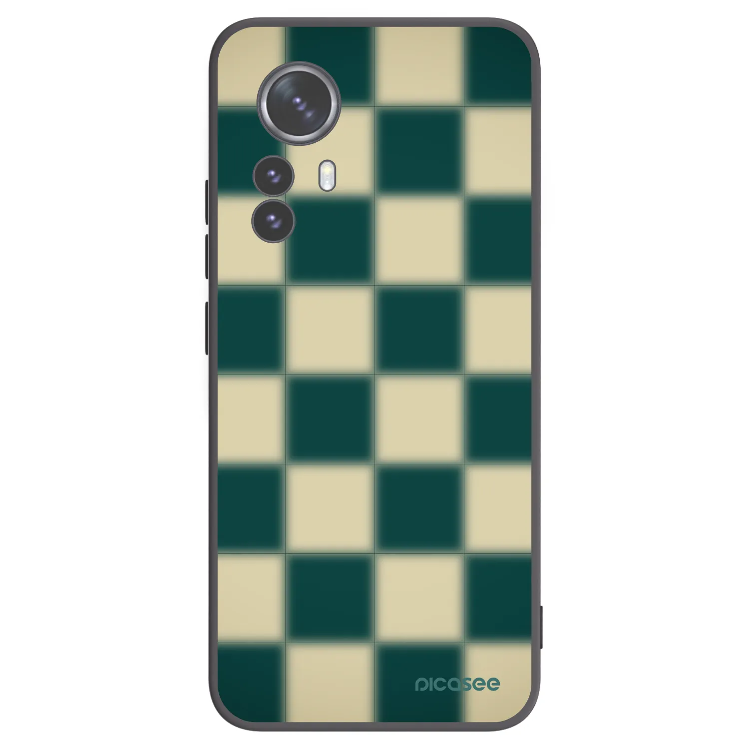 Picasee silikónový čierny obal pre Xiaomi 12 Pro - Shadow Chess
