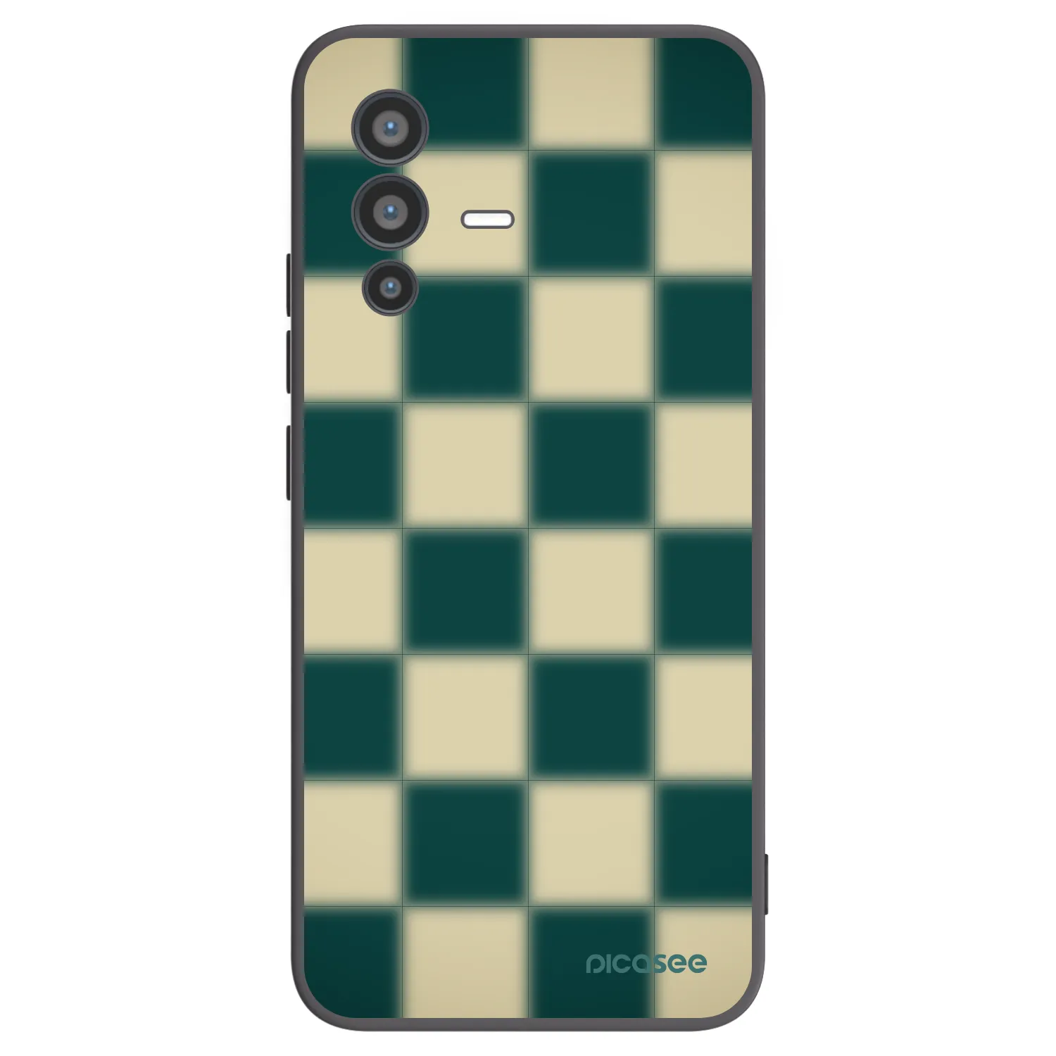 Picasee silikónový čierny obal pre Vivo V23 5G - Shadow Chess