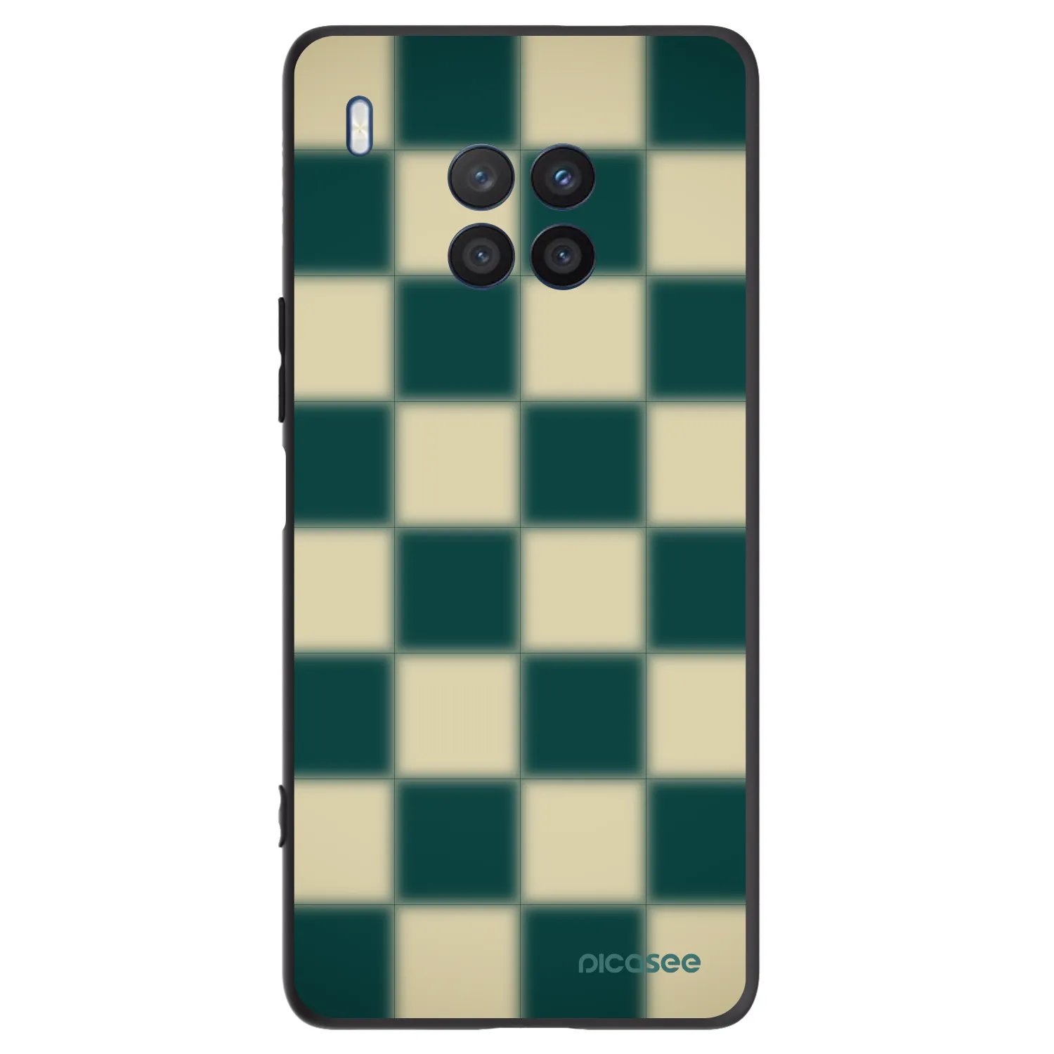 Picasee silikónový čierny obal pre Honor 50 Lite - Shadow Chess