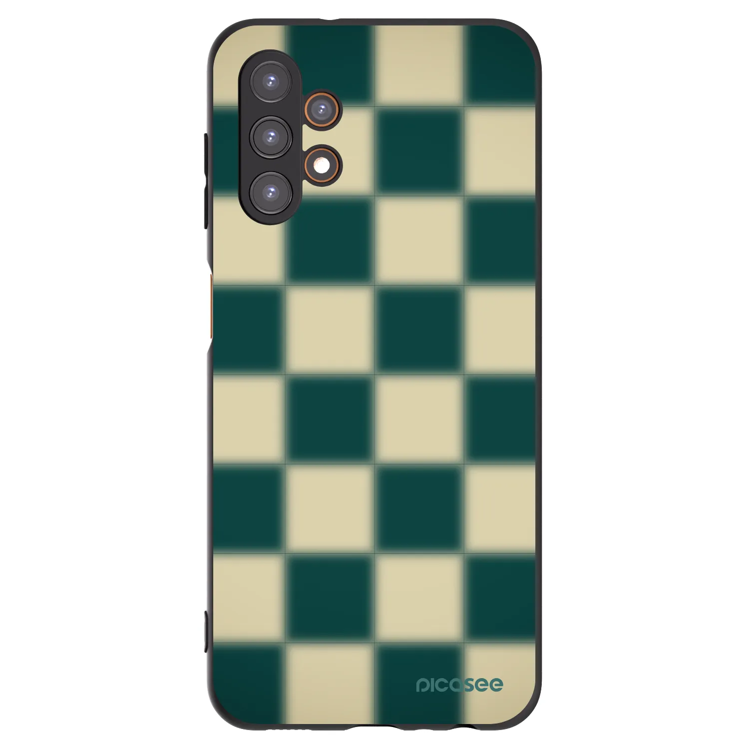 Picasee silikónový čierny obal pre Samsung Galaxy A13 4G A135 - Shadow Chess