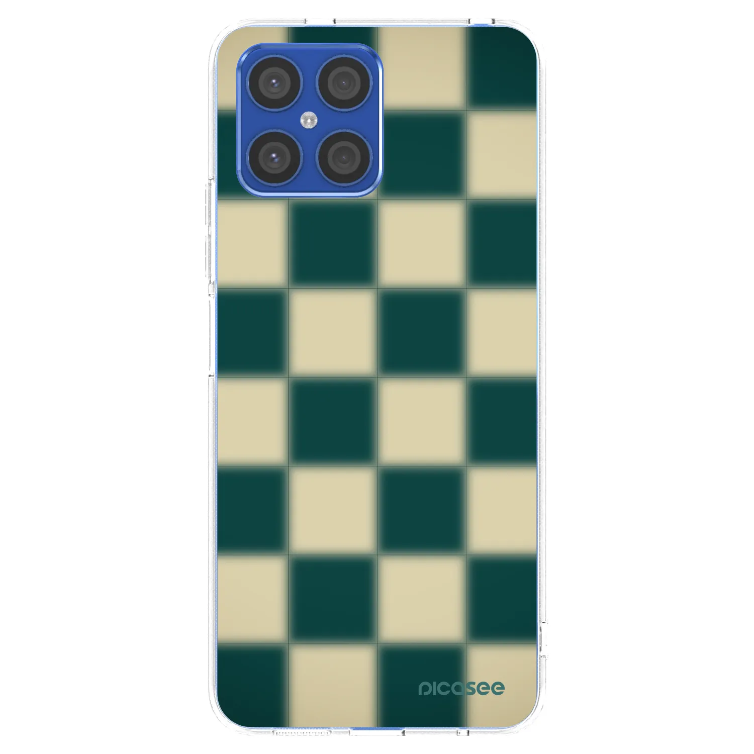 Picasee silikónový prehľadný obal pre Honor X8 4G - Shadow Chess