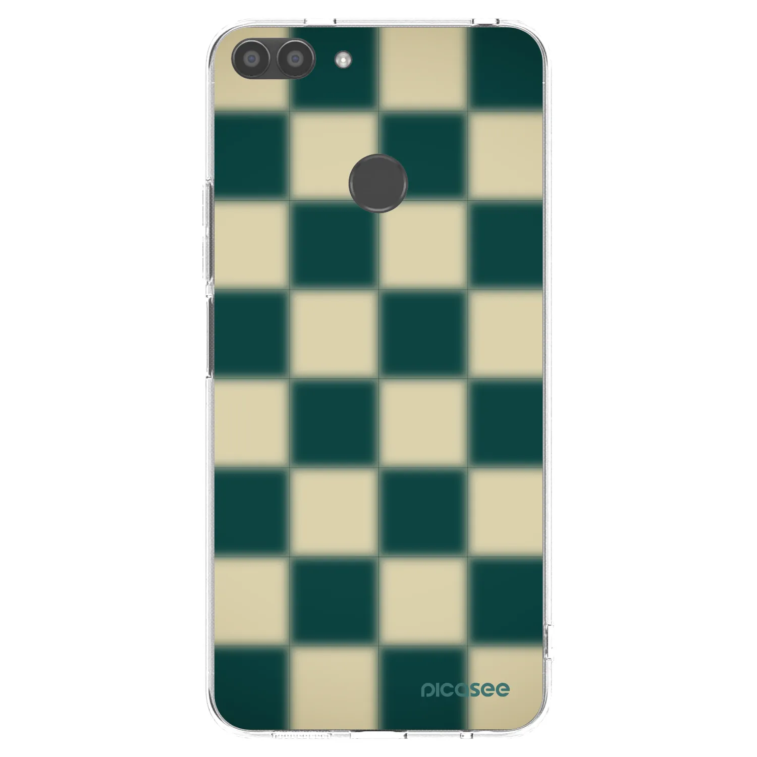 Picasee silikónový prehľadný obal pre Huawei P Smart - Shadow Chess