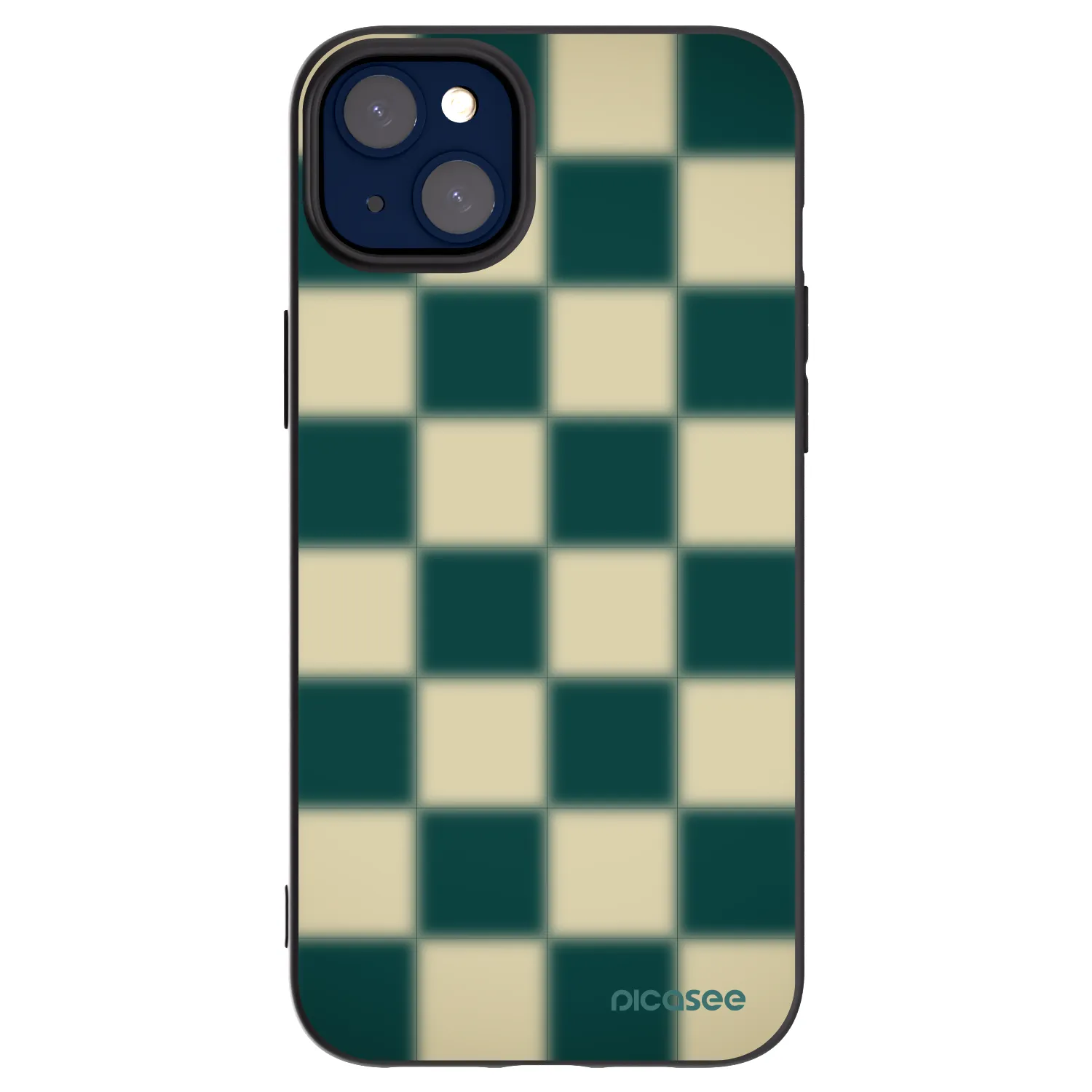 Picasee silikónový čierny obal pre Apple iPhone 14 Plus - Shadow Chess