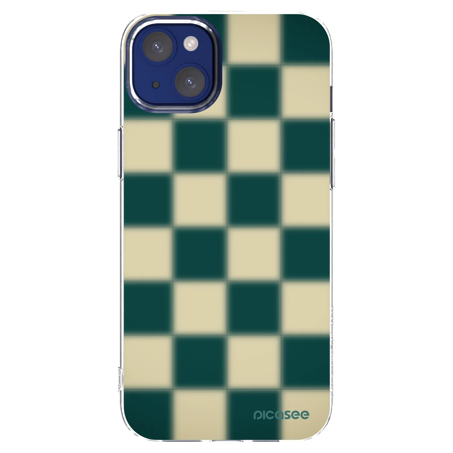 Picasee silikónový prehľadný obal pre Apple iPhone 14 Plus - Shadow Chess