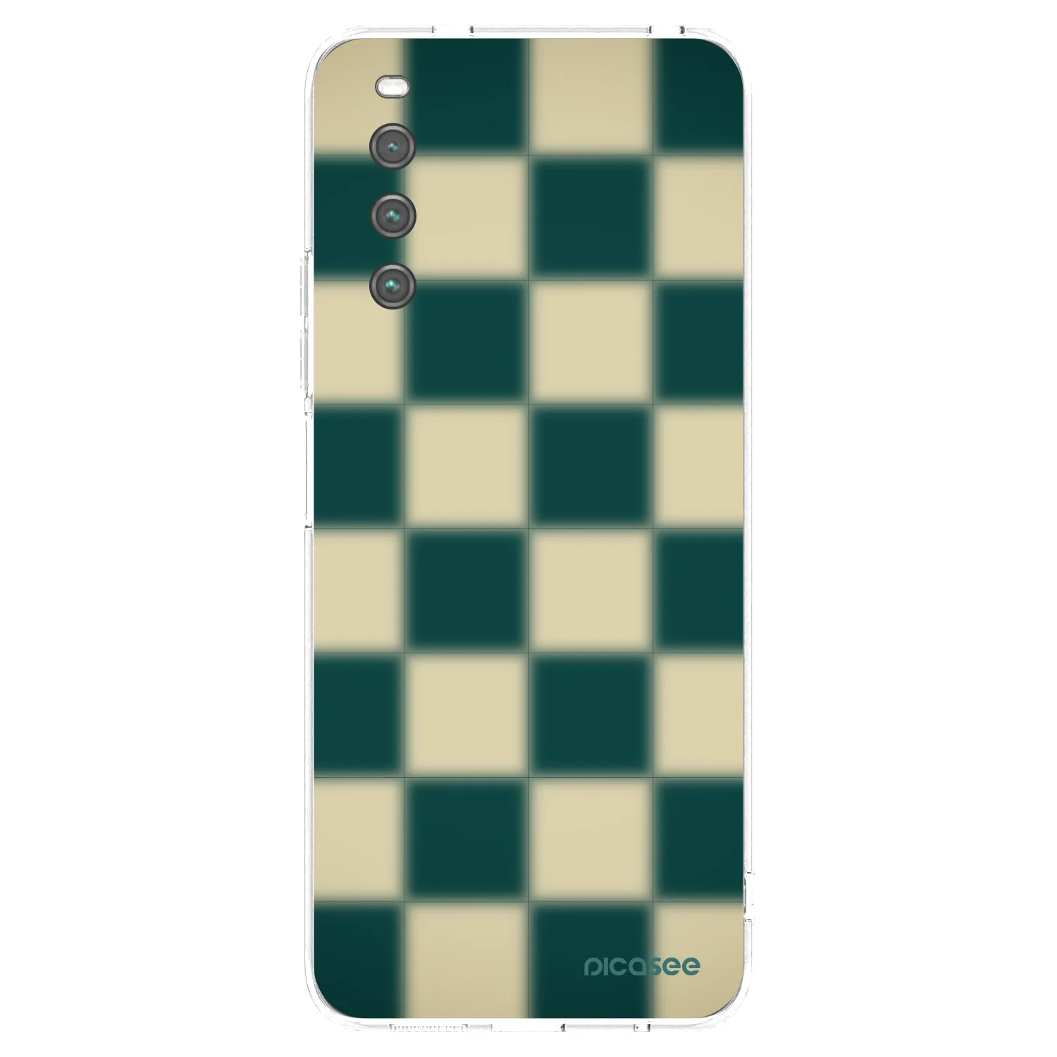 Picasee silikónový prehľadný obal pre Sony Xperia 10 IV 5G - Shadow Chess