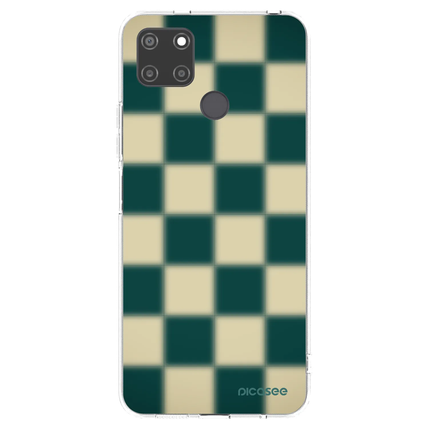 Picasee silikónový prehľadný obal pre Realme C21Y - Shadow Chess