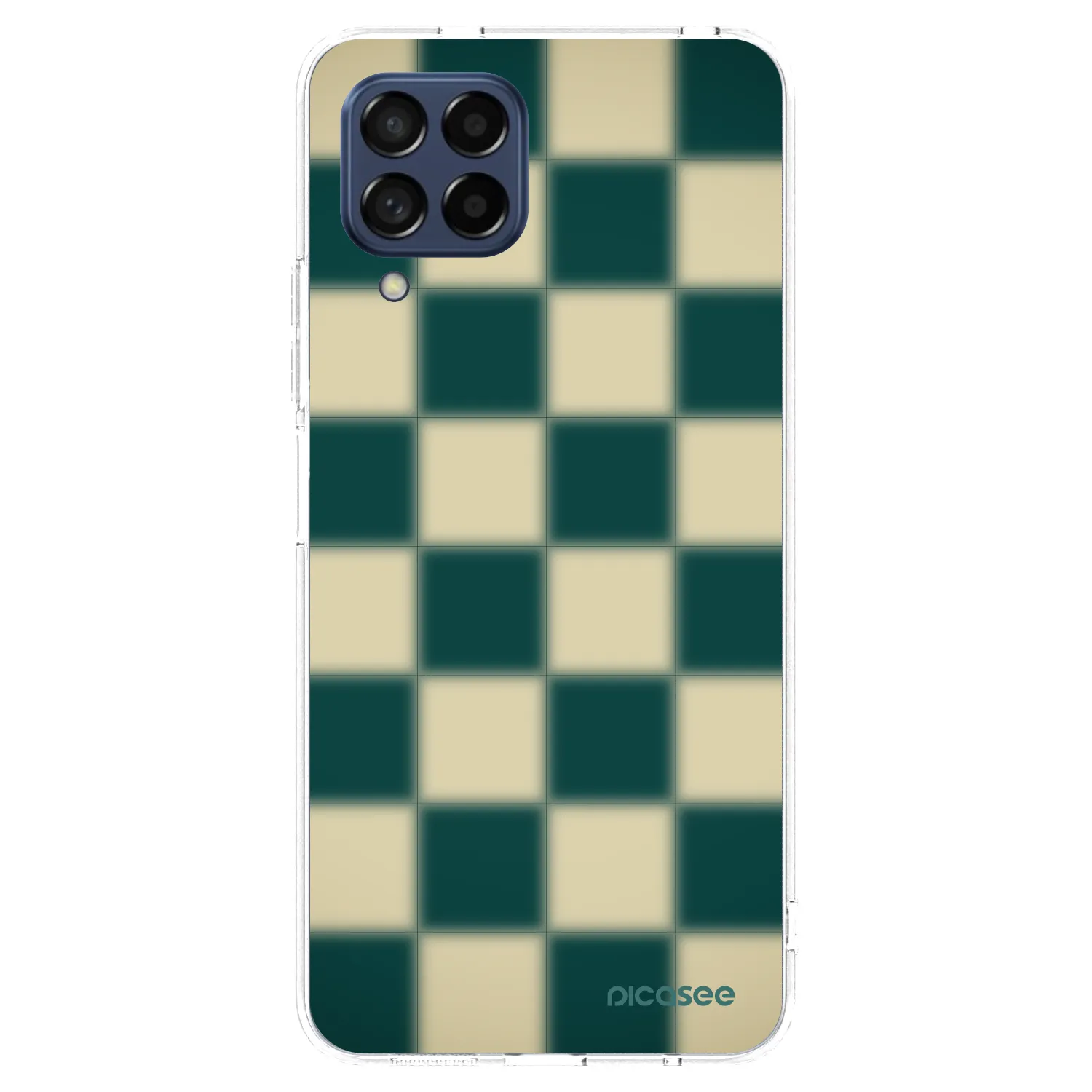 Picasee silikónový prehľadný obal pre Samsung Galaxy M53 5G - Shadow Chess