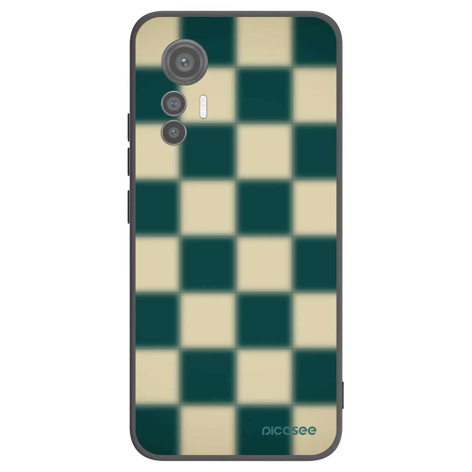 Picasee silikónový čierny obal pre Xiaomi 12 Lite - Shadow Chess