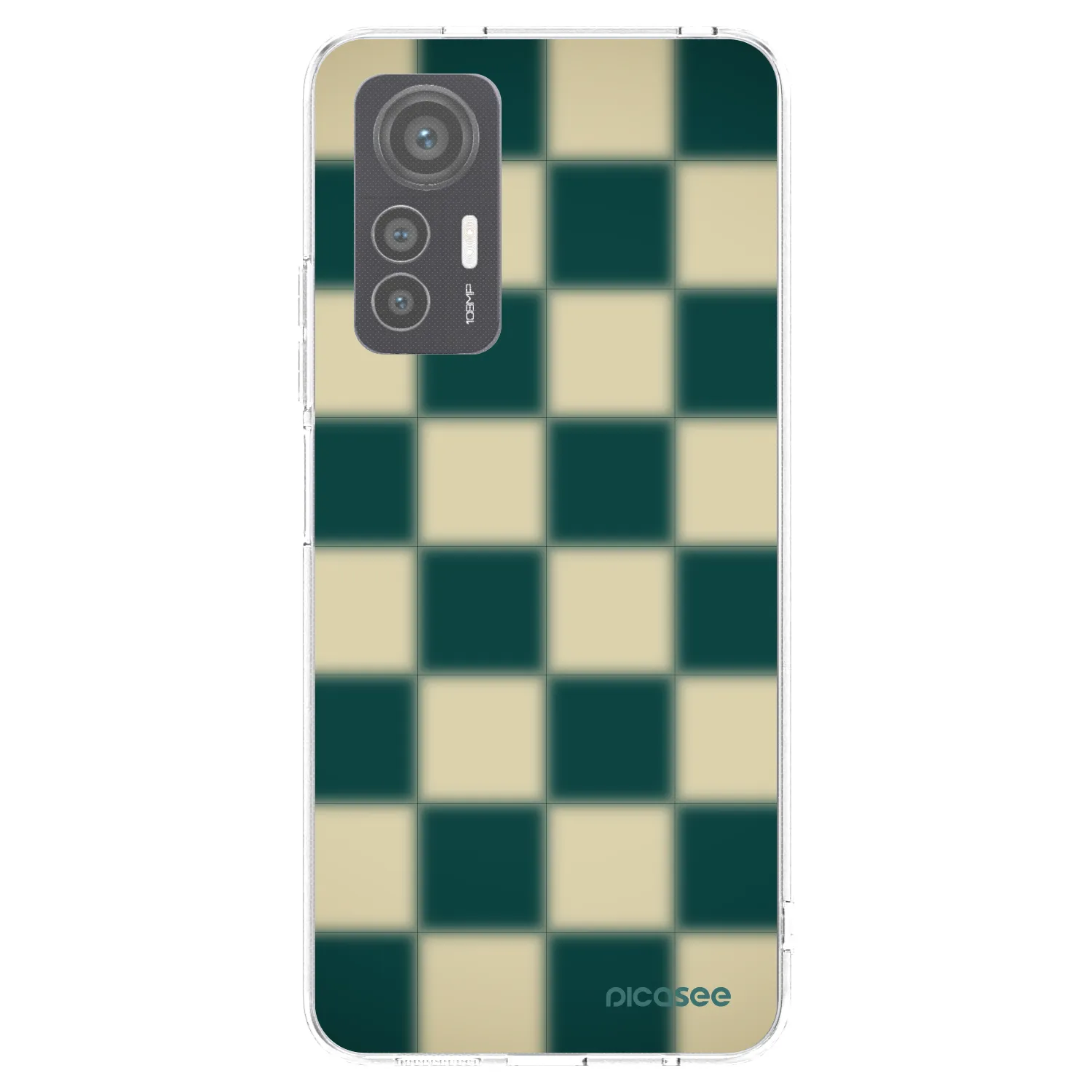 Picasee silikónový prehľadný obal pre Xiaomi 12 Lite - Shadow Chess