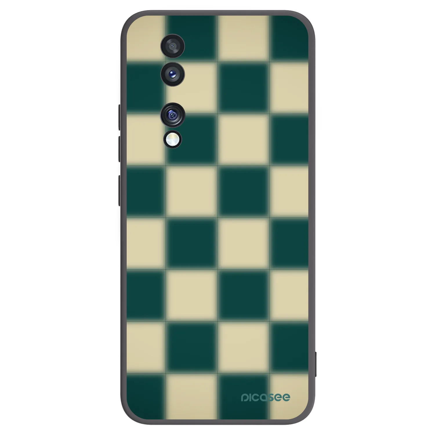 Picasee silikónový čierny obal pre Honor 70 - Shadow Chess